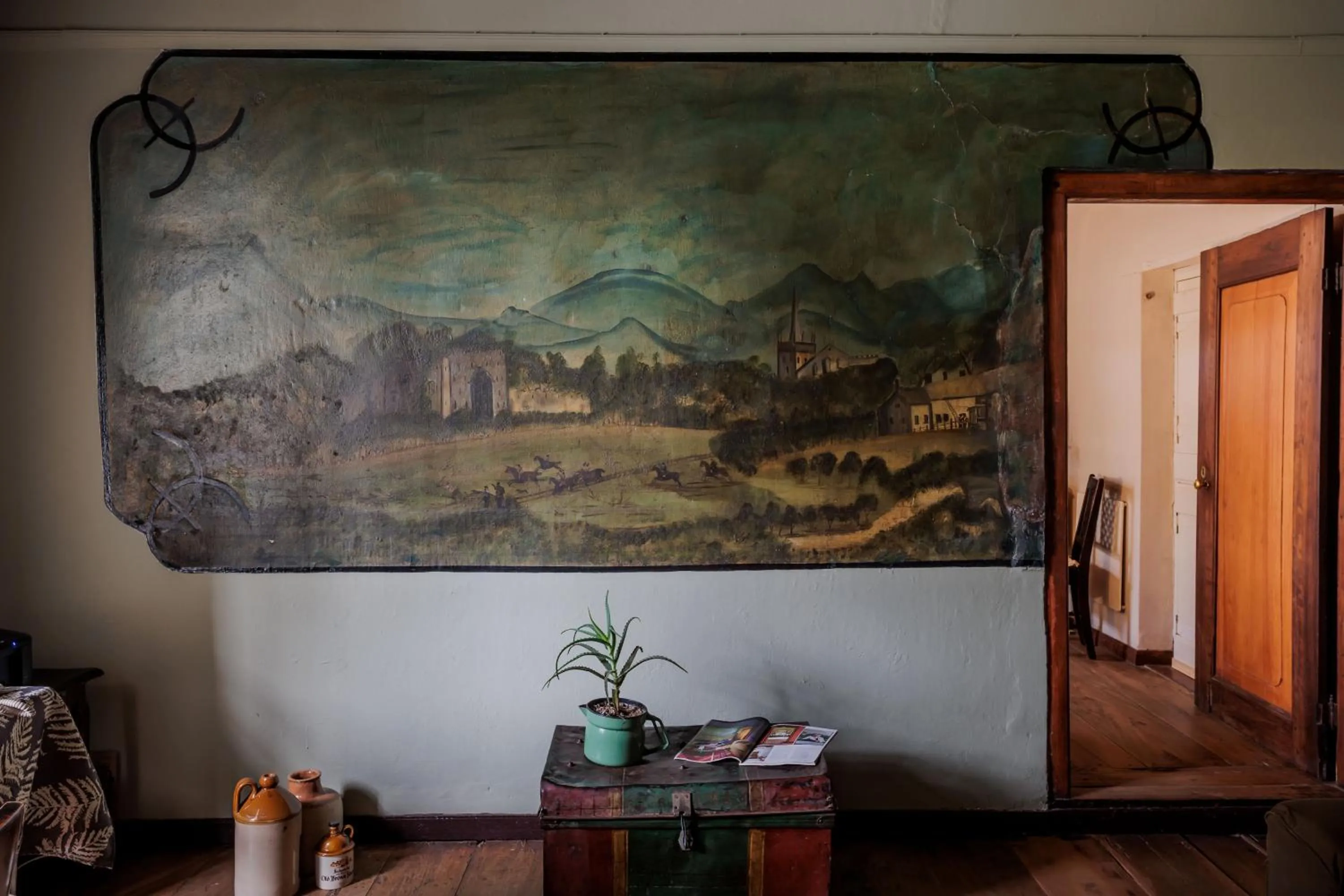 Decorative detail in Moolmanshof 1798, Traditional Cape Dutch H-Shaped Farmhouse