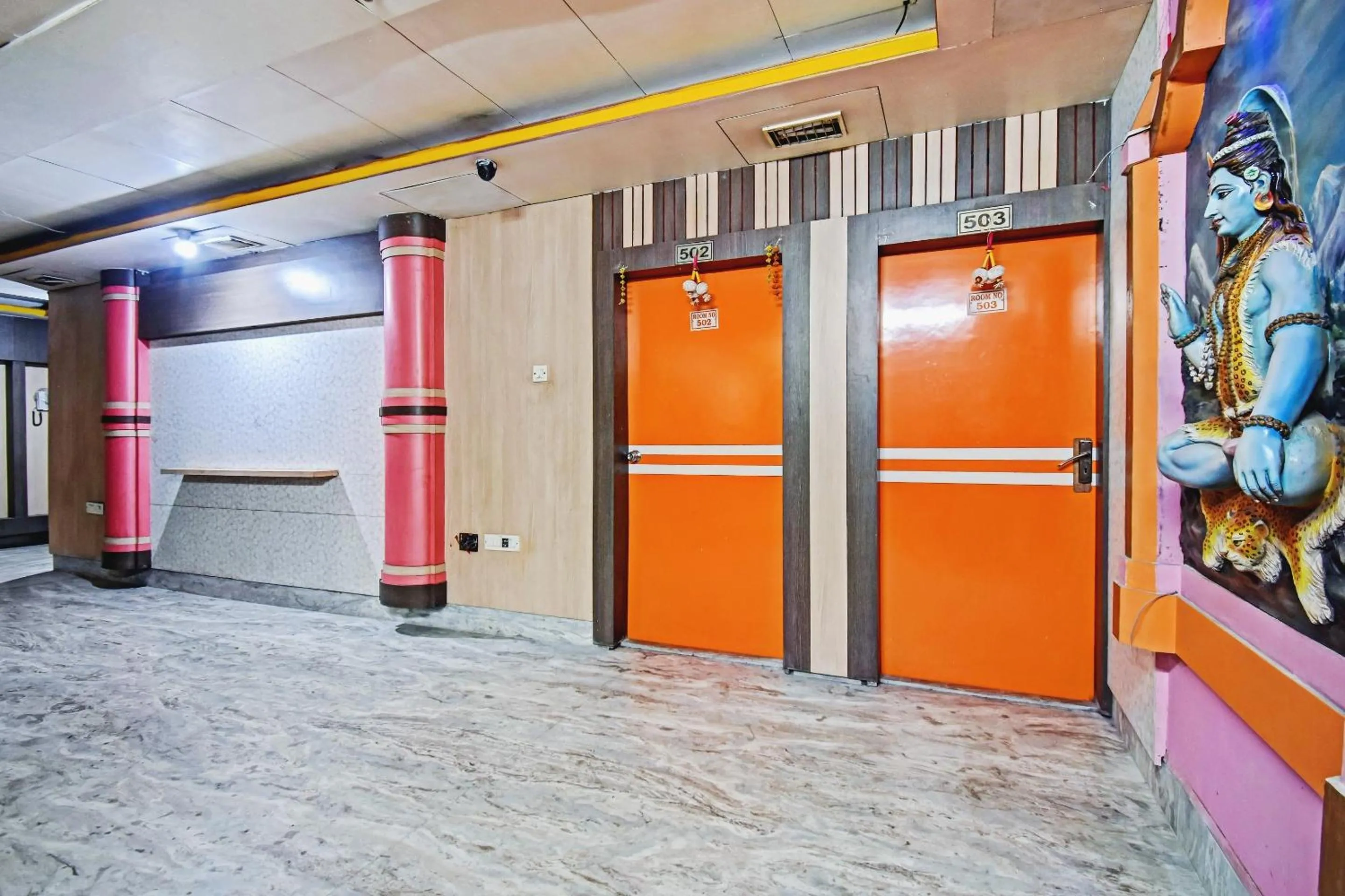 Lobby or reception in Hotel O Shree Krishna International