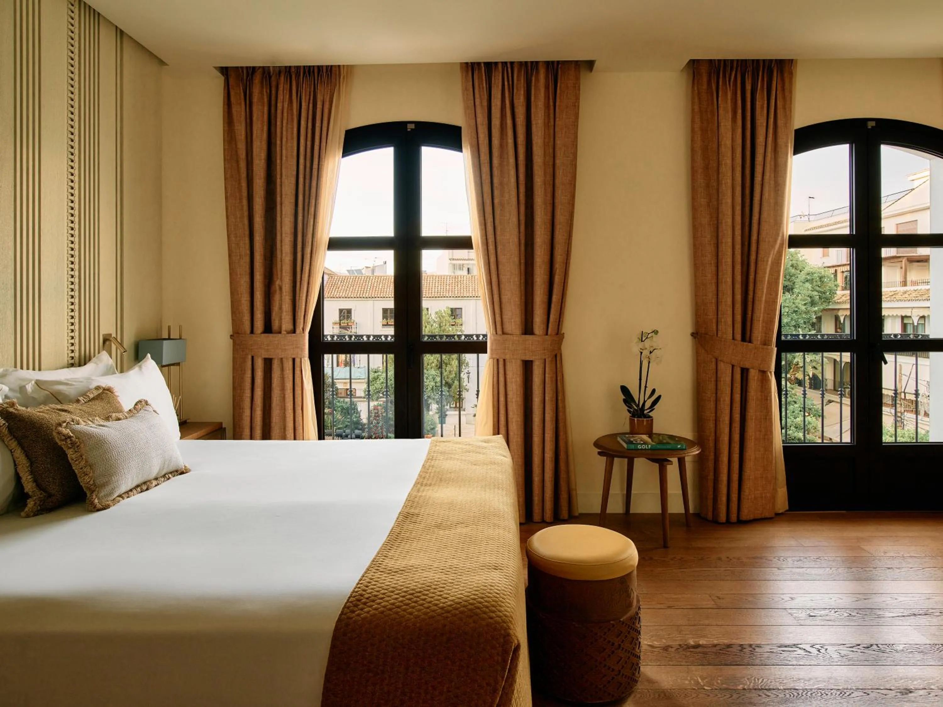 Bedroom, Bed in Hotel El Pilar Andalucia