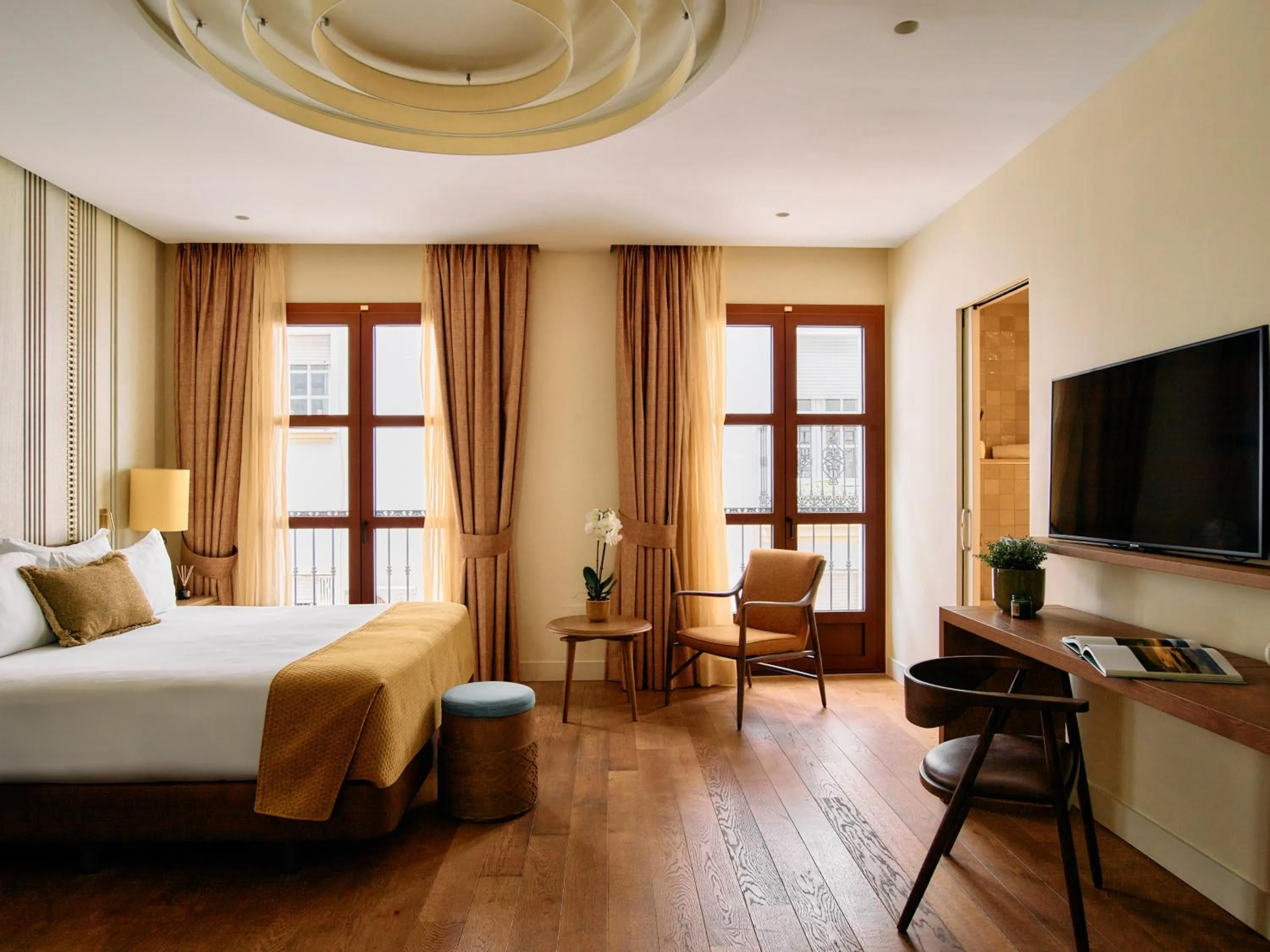 Bed in Hotel El Pilar Andalucia