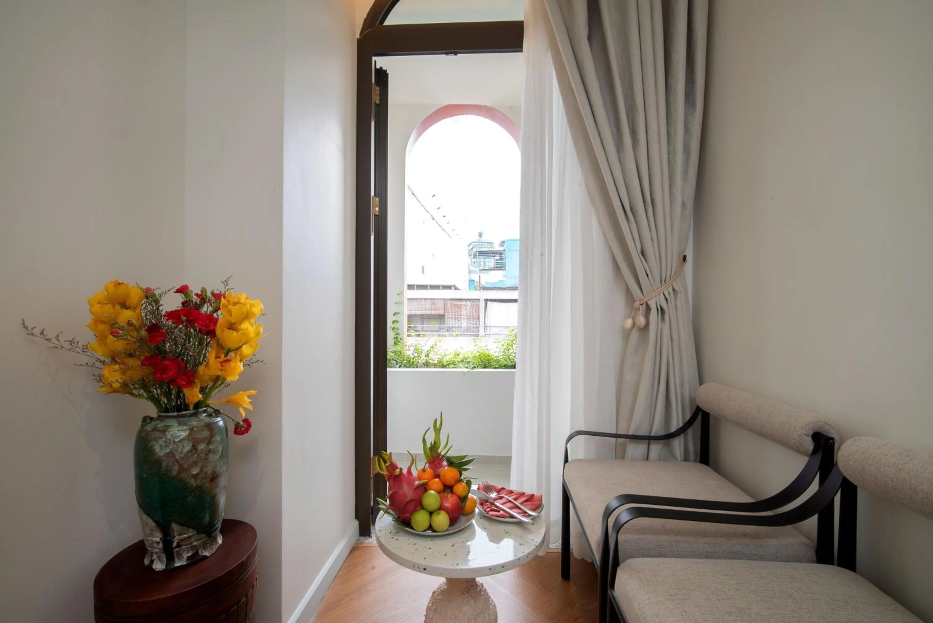 Living room in Me Saigon Boutique Hotel