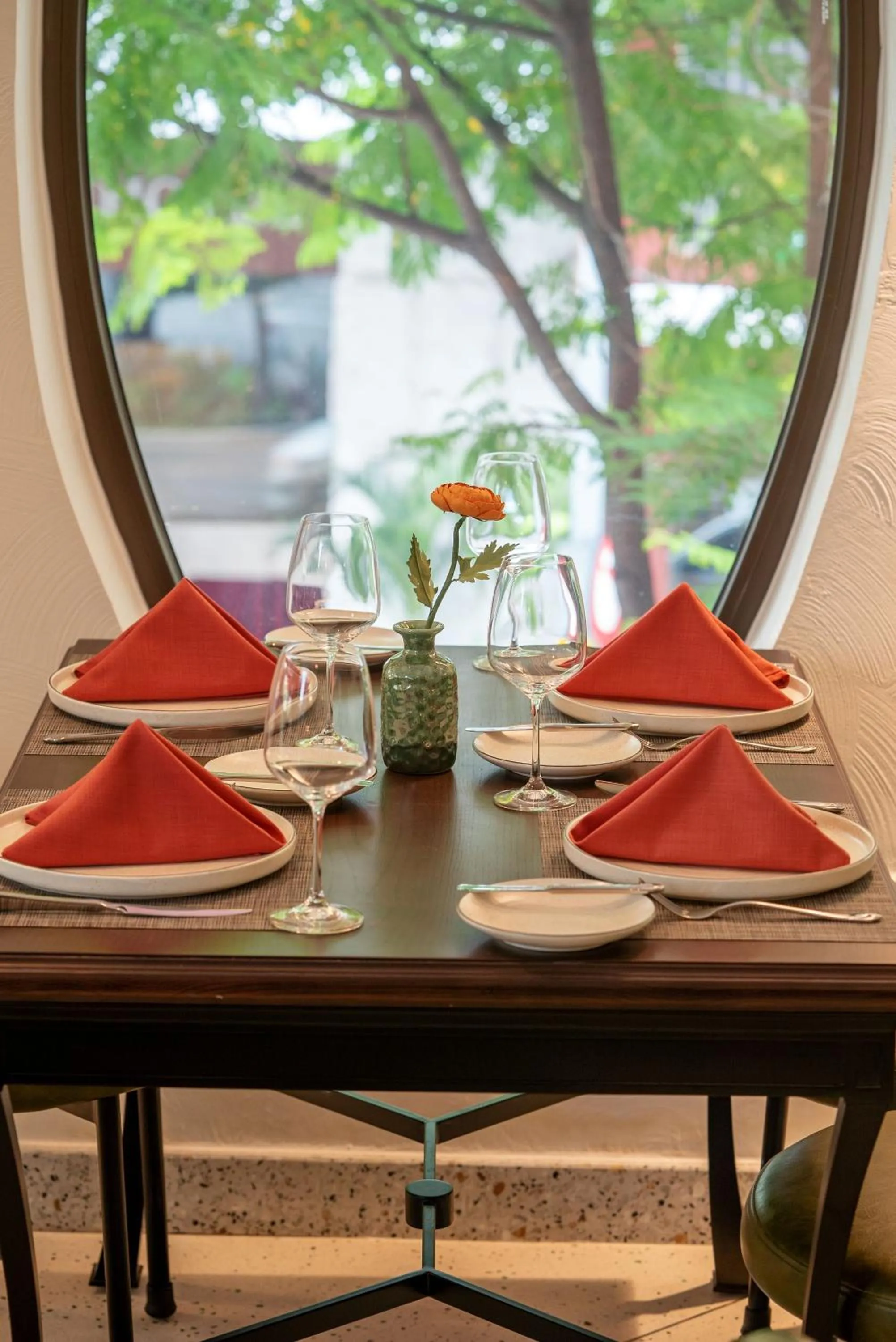 Dining area in Me Saigon Boutique Hotel