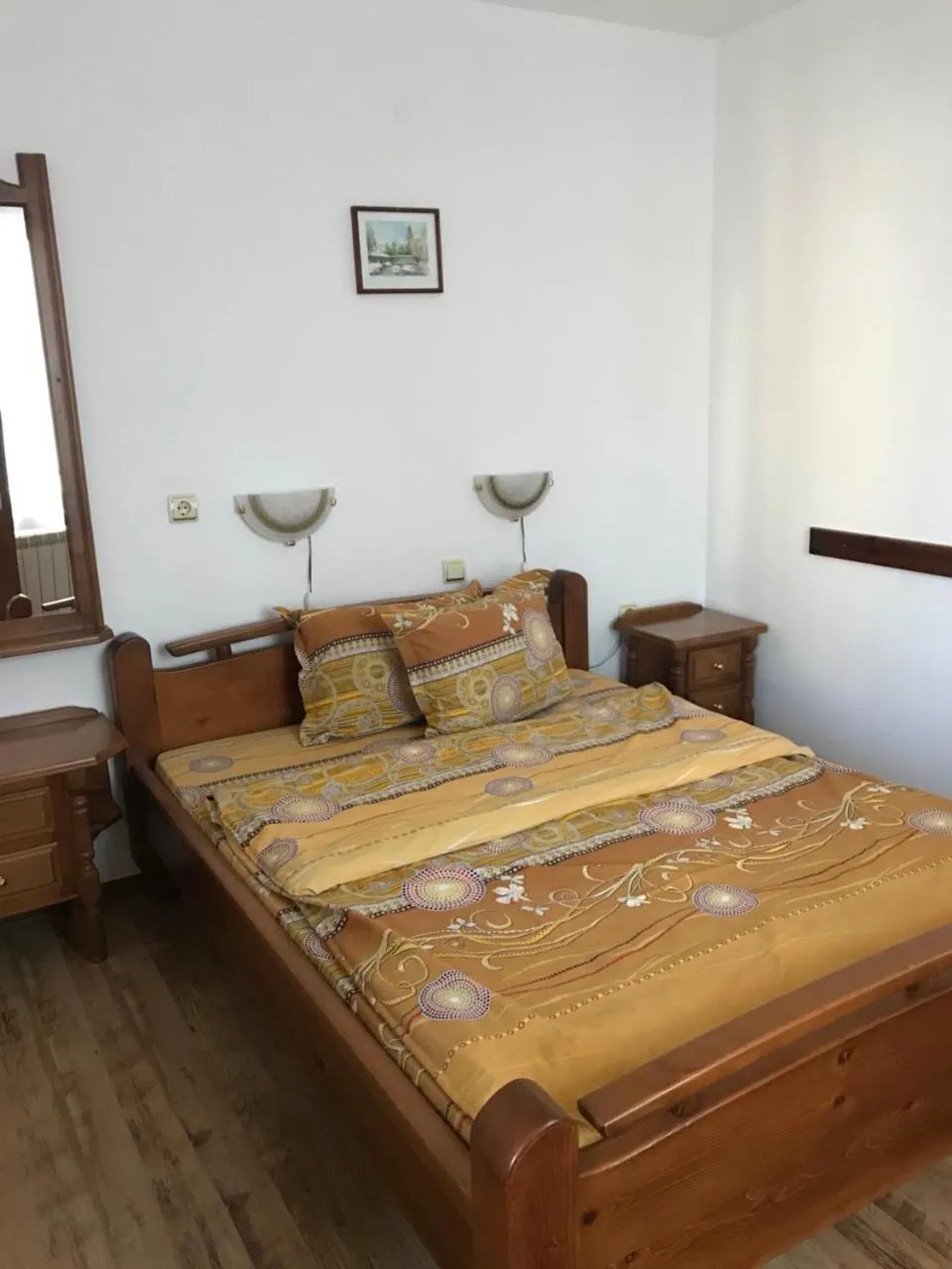 Bed in Hadji Georgi Hotel