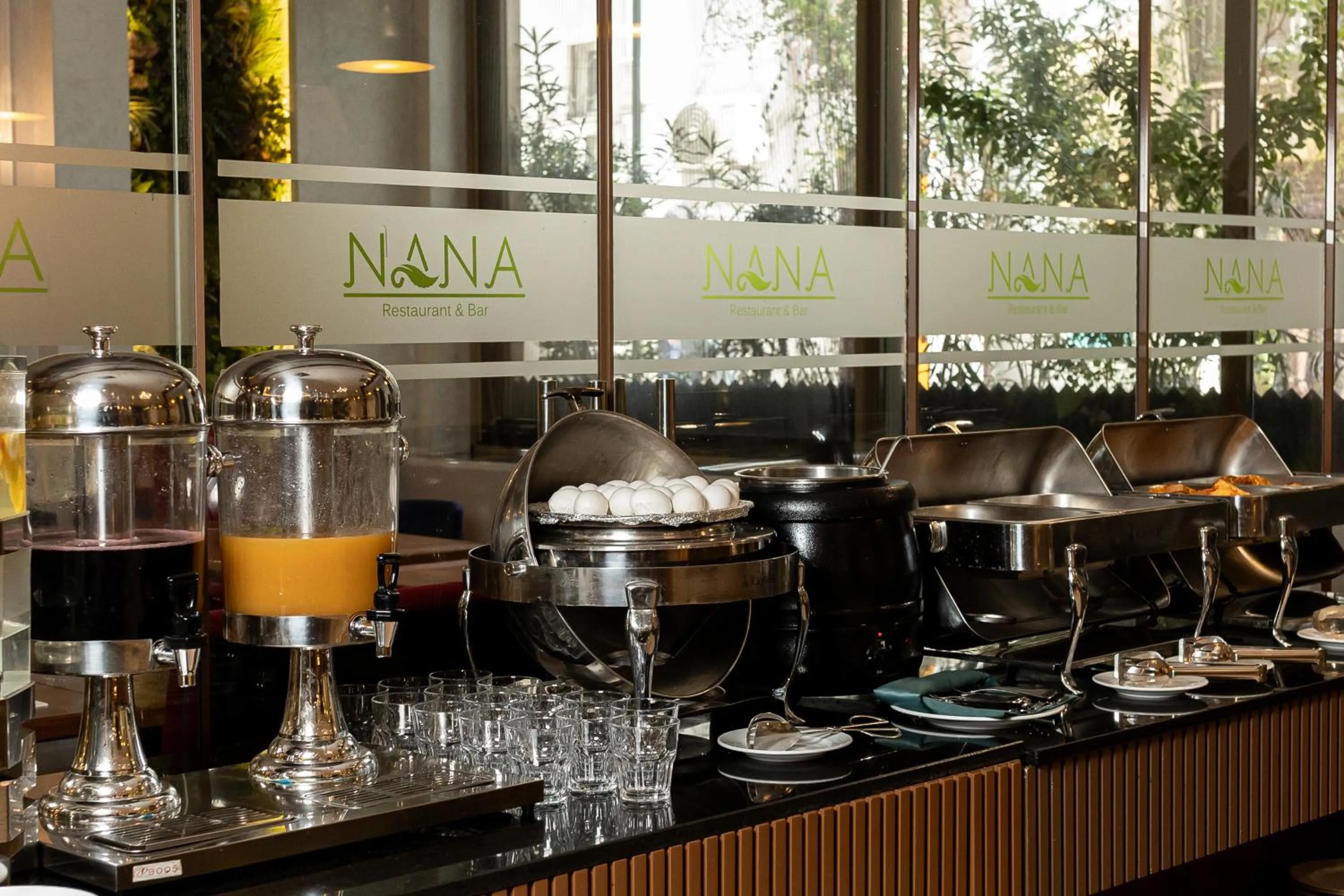 Buffet breakfast in Grand Midway Hotel