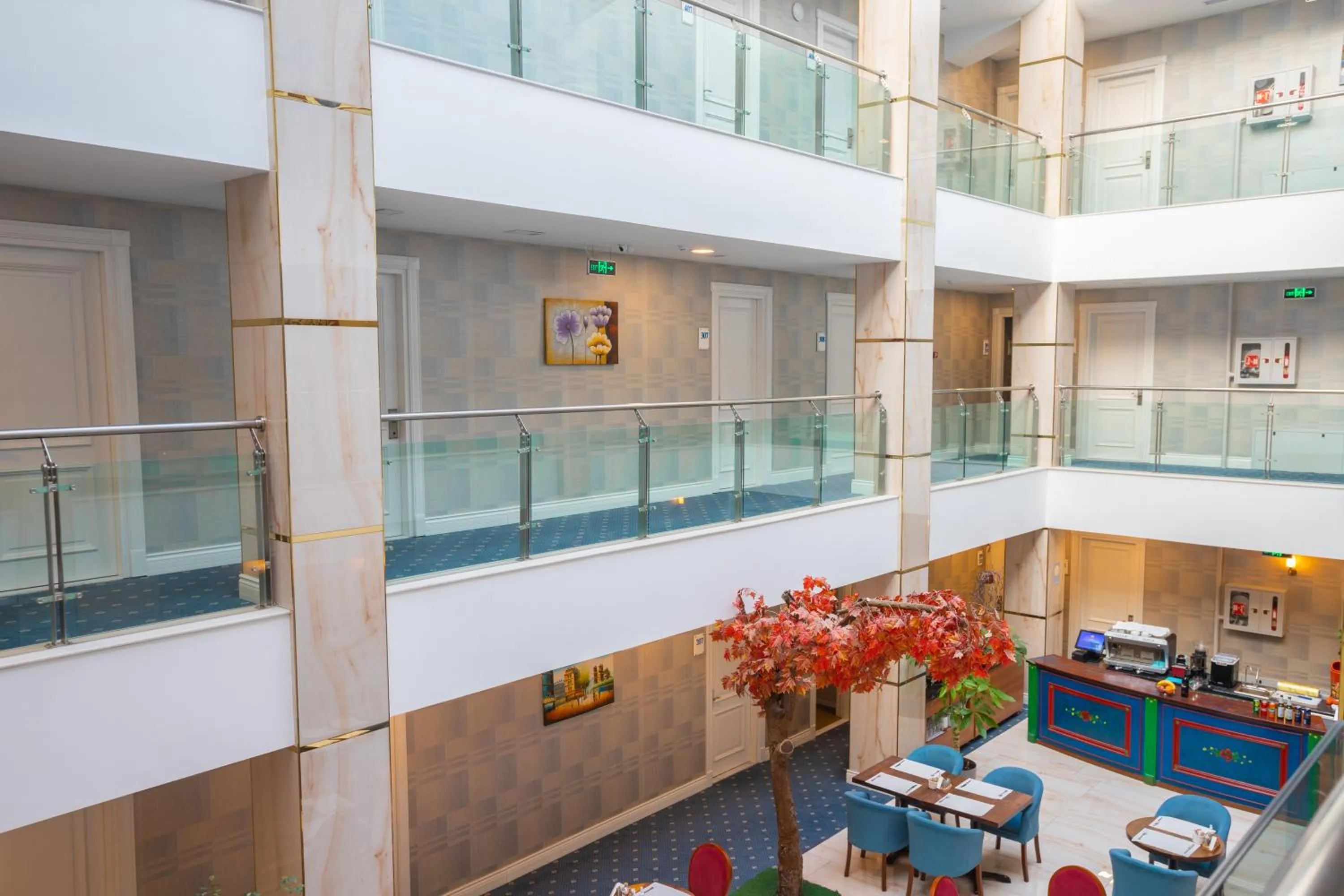 Seating area in Grand Midway Hotel