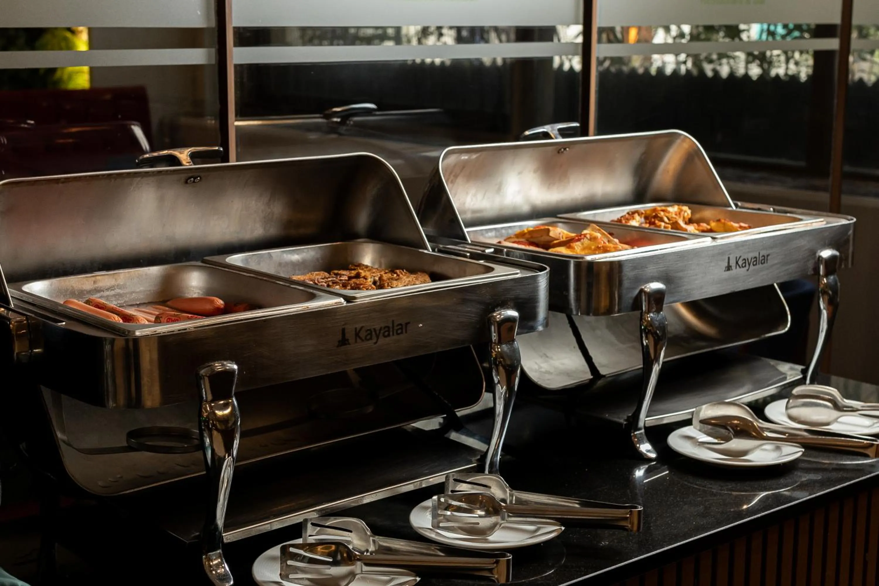 Buffet breakfast in Grand Midway Hotel