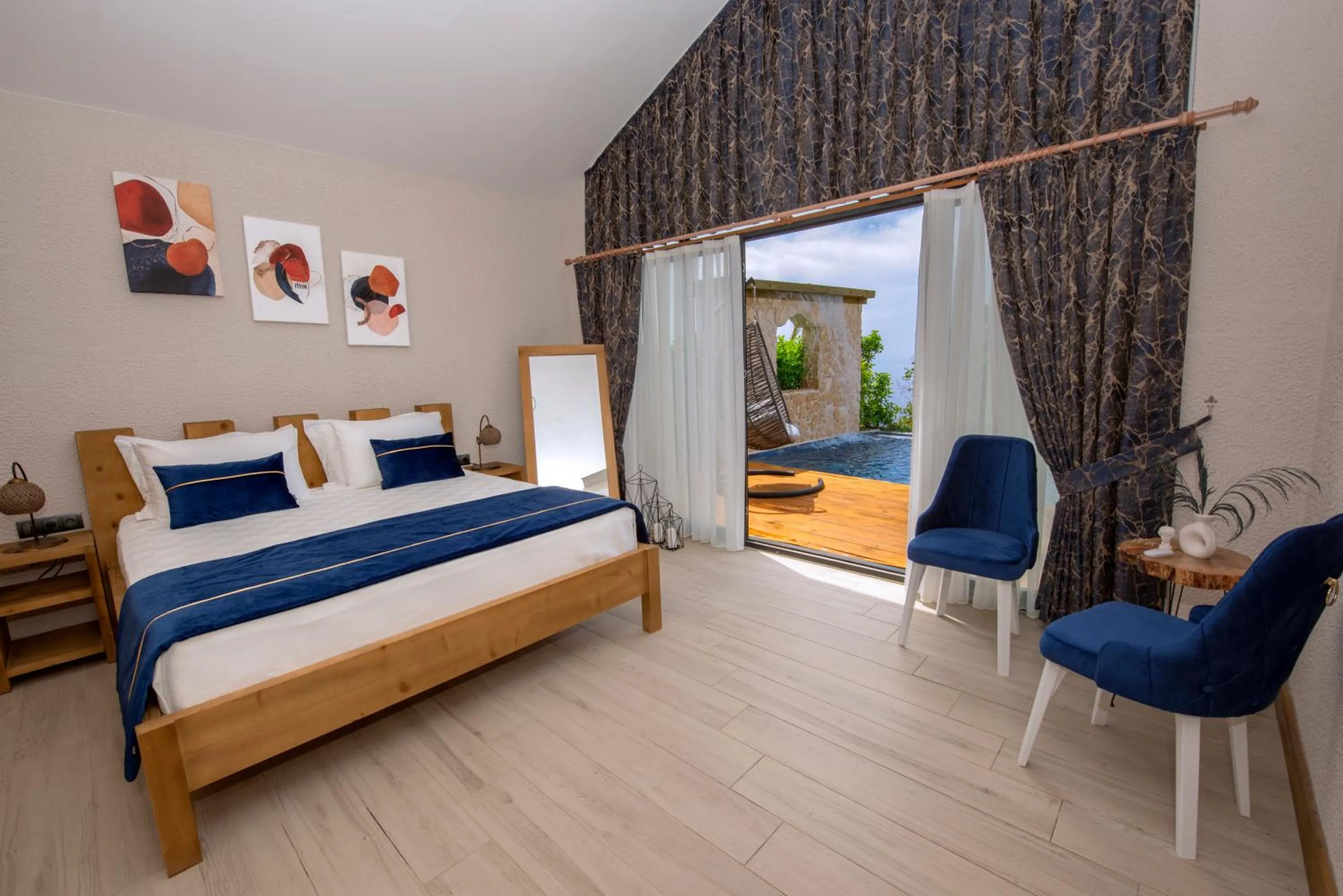 Photo of the whole room, Bed in Vista Del Amor Faralya