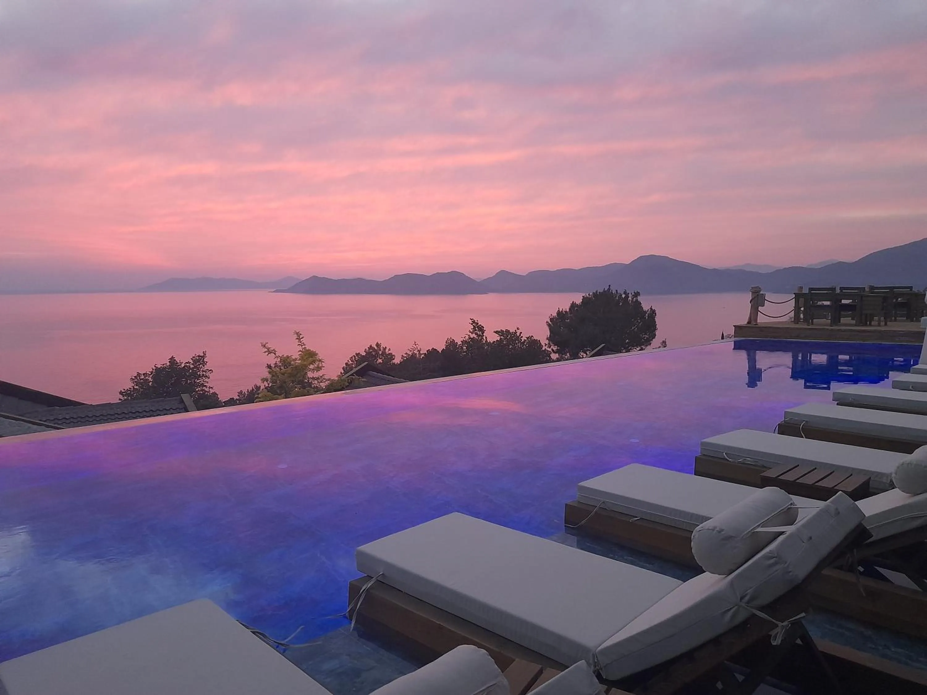 Pool view in Vista Del Amor Faralya