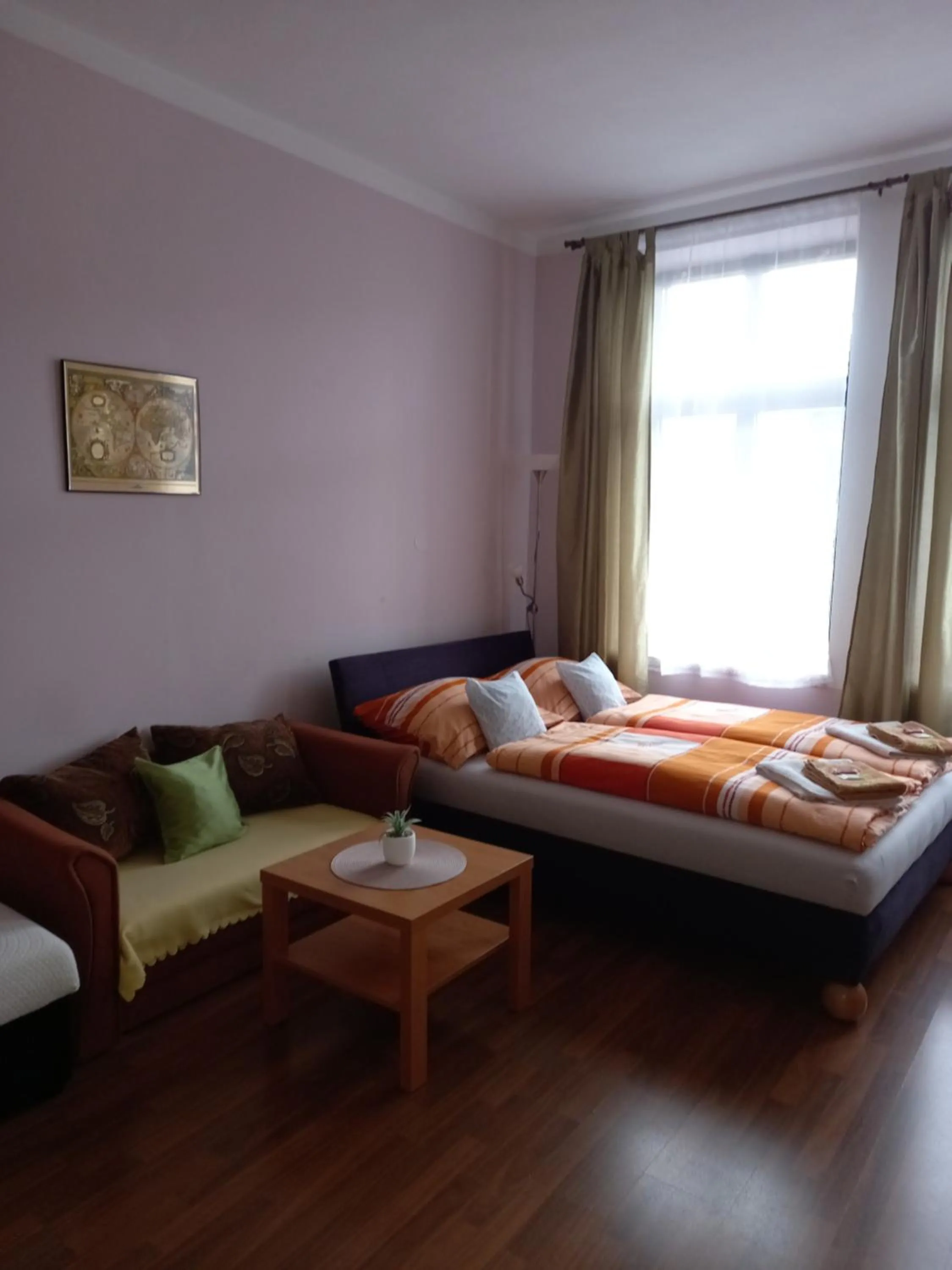 Living room, Bed in Apartmán Maršík
