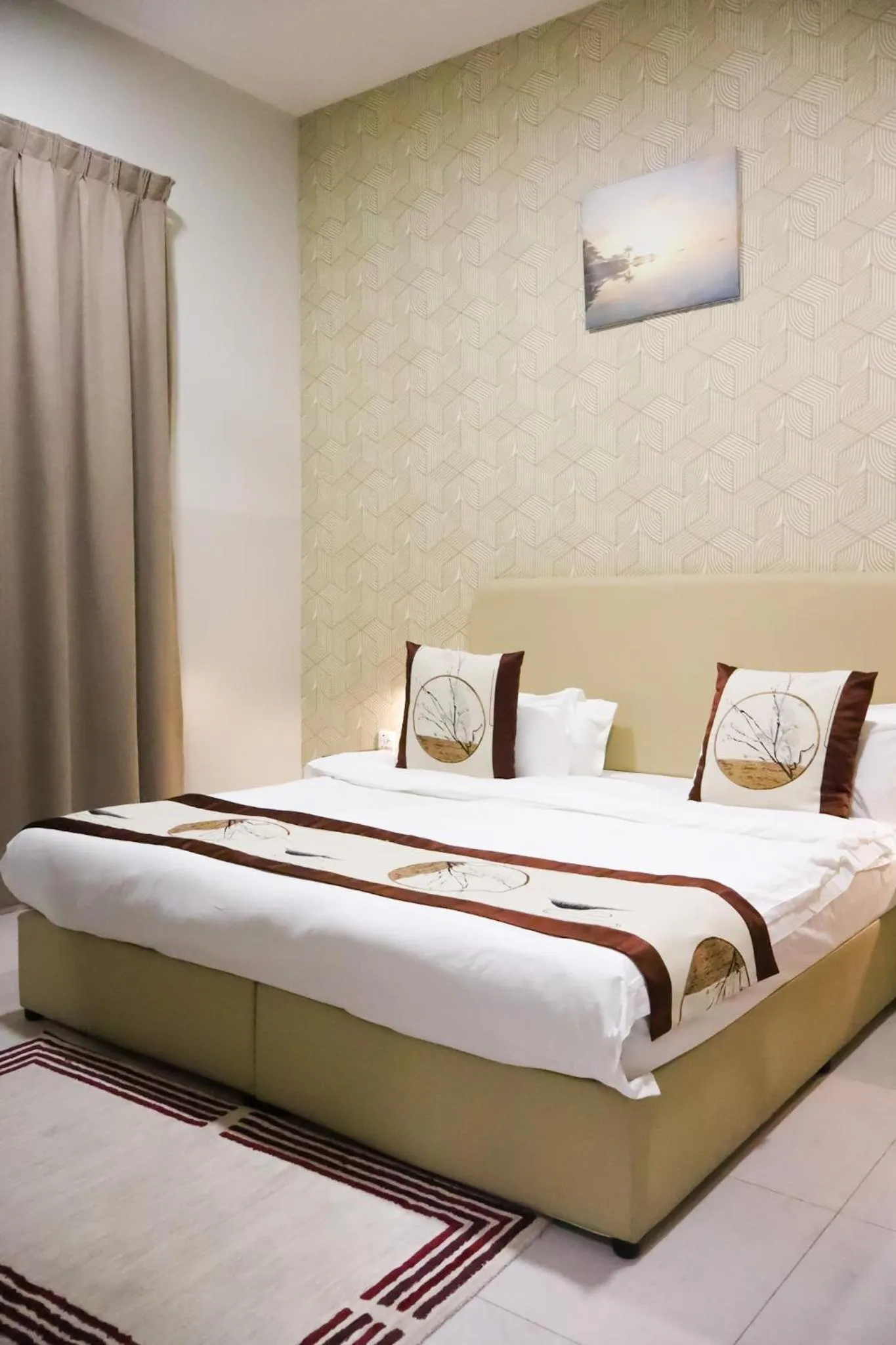 Bed in AL MARSA HOTEL APARTMENTS