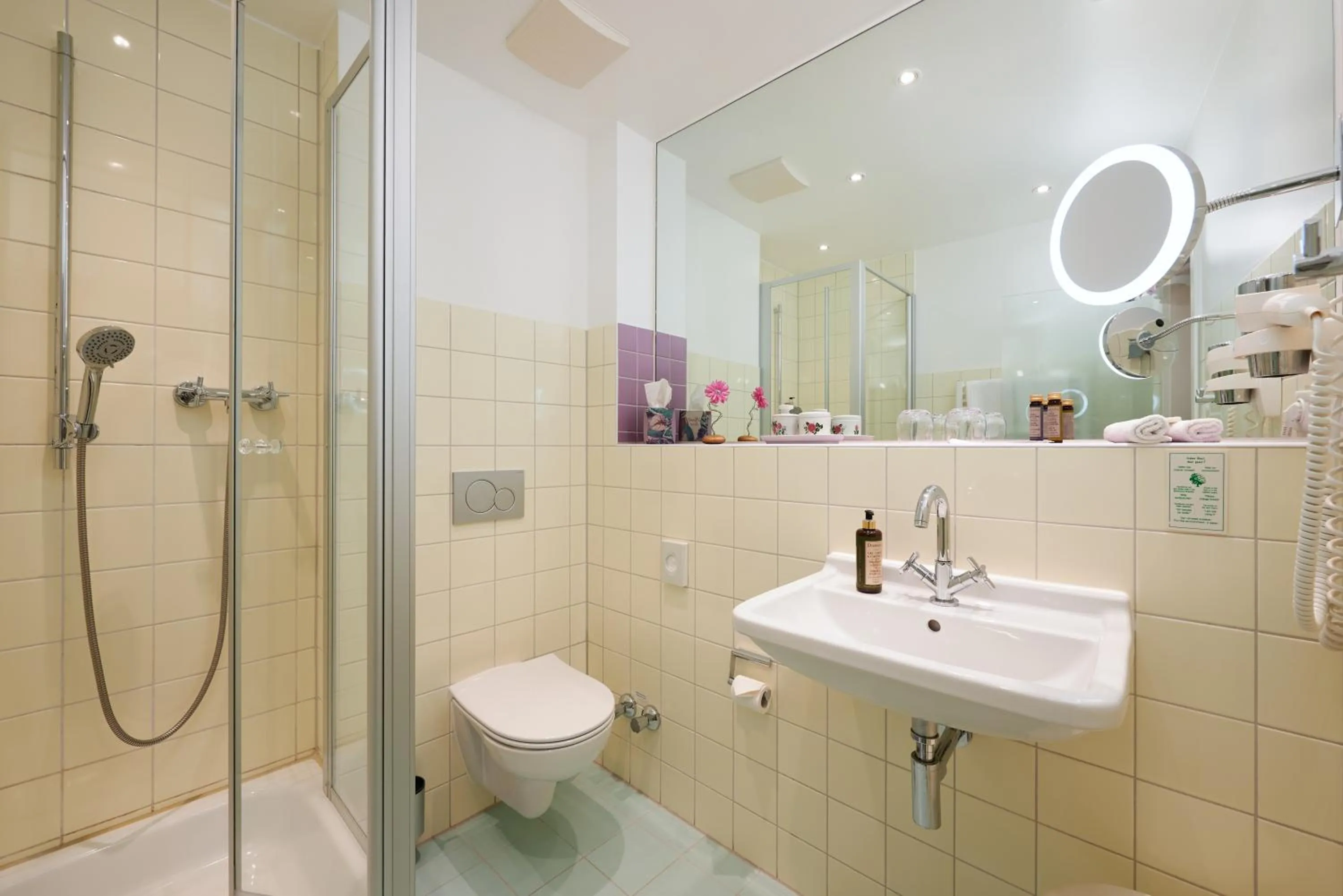 Shower in Design-Boutique Hotel Vosteen