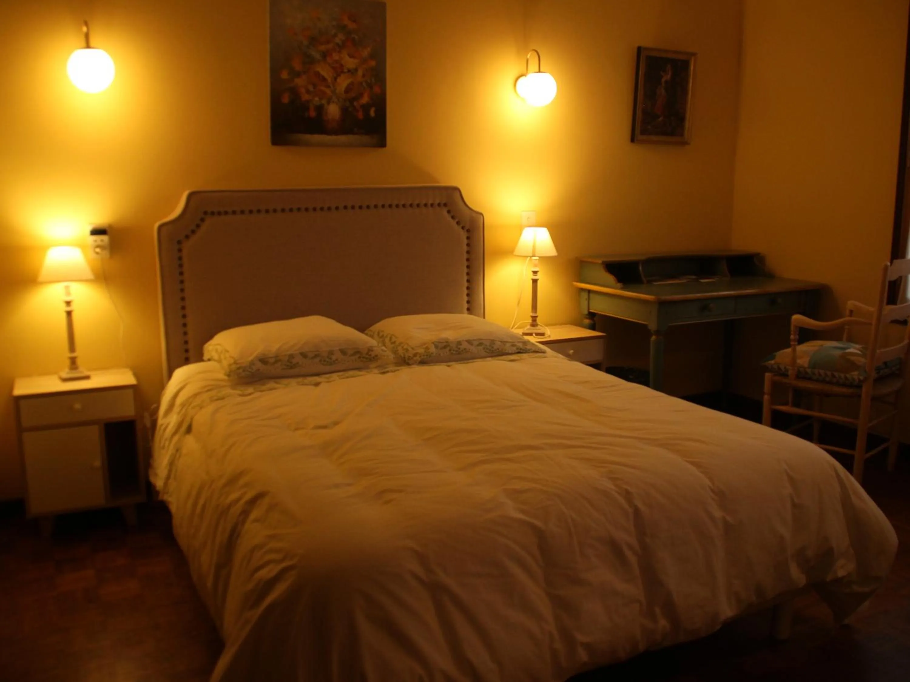 Bed in Chambres d'hôtes Elisa & Etienne