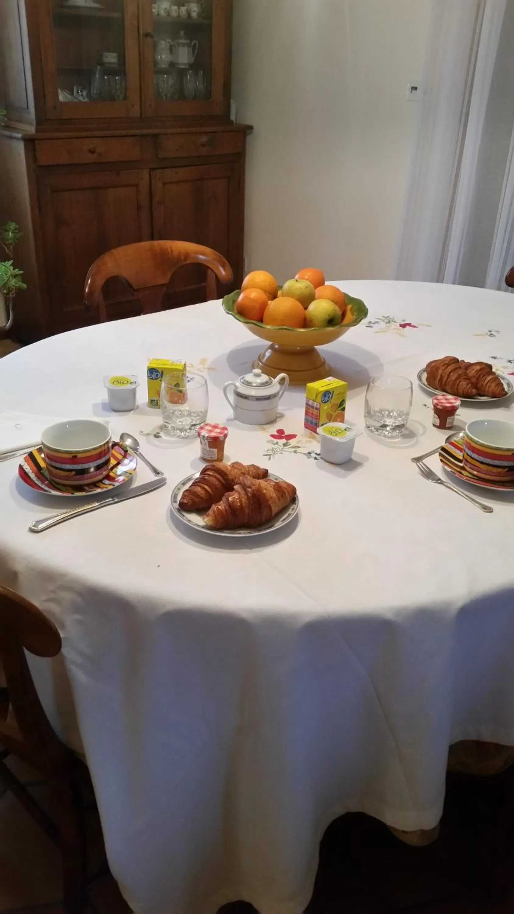 Breakfast in Chambres d'hôtes Elisa & Etienne