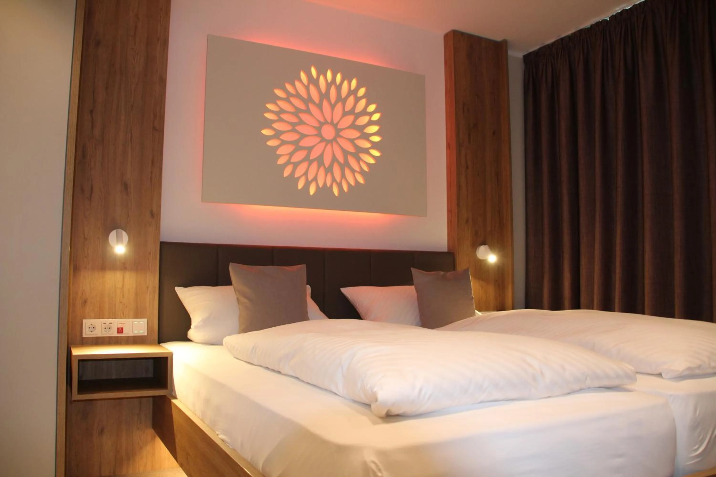 Bed in Landhotel Hermannshöhe