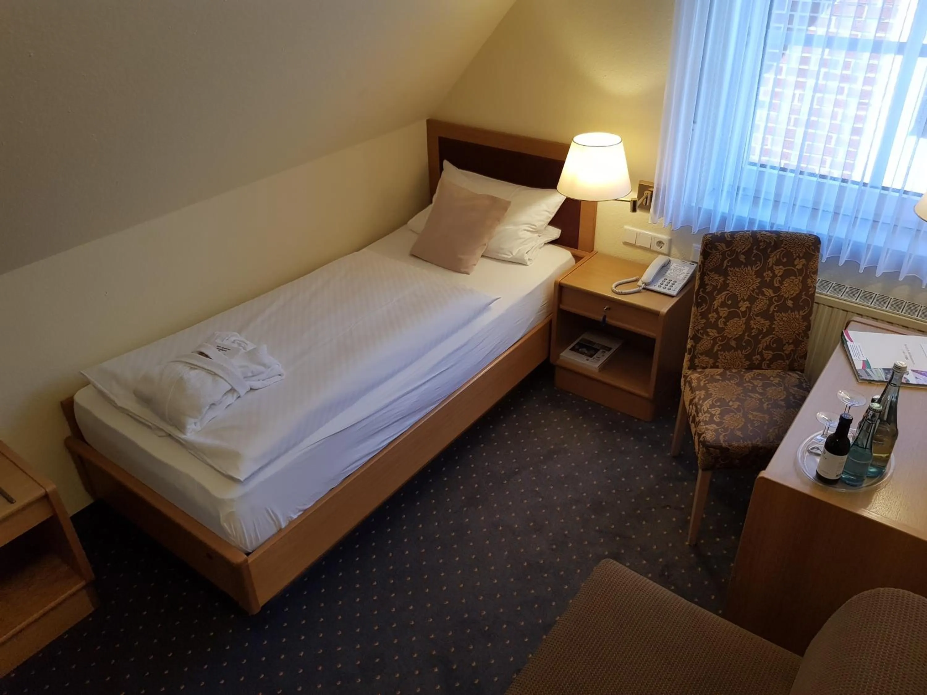 Bed in Landhotel Hermannshöhe