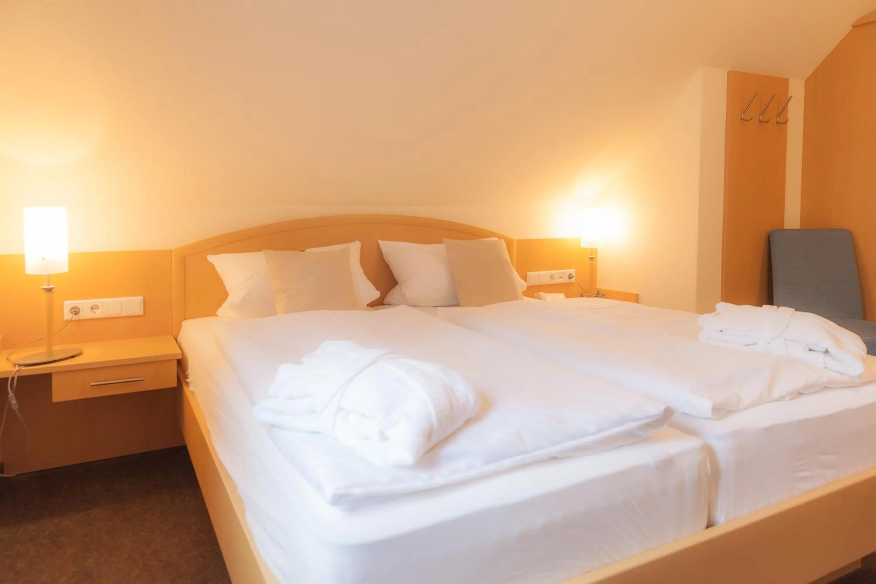 Bed in Landhotel Hermannshöhe