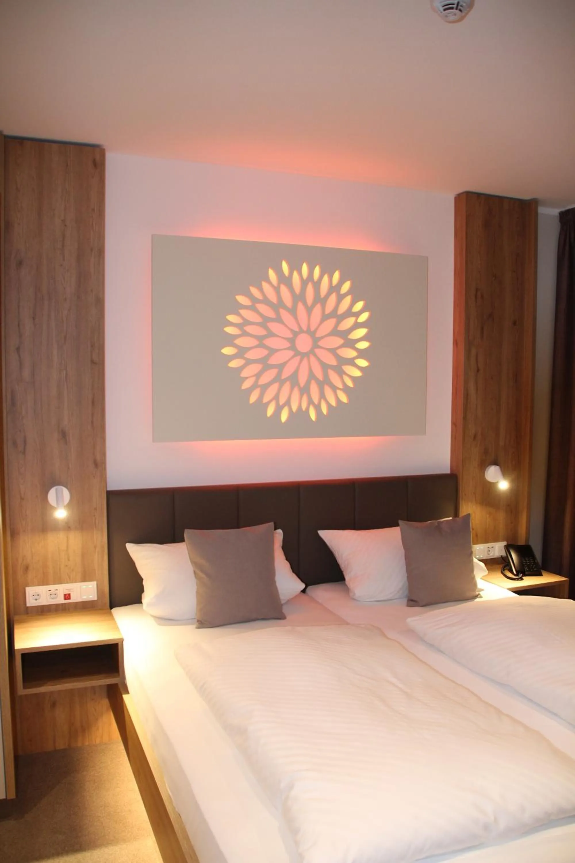 Bed in Landhotel Hermannshöhe