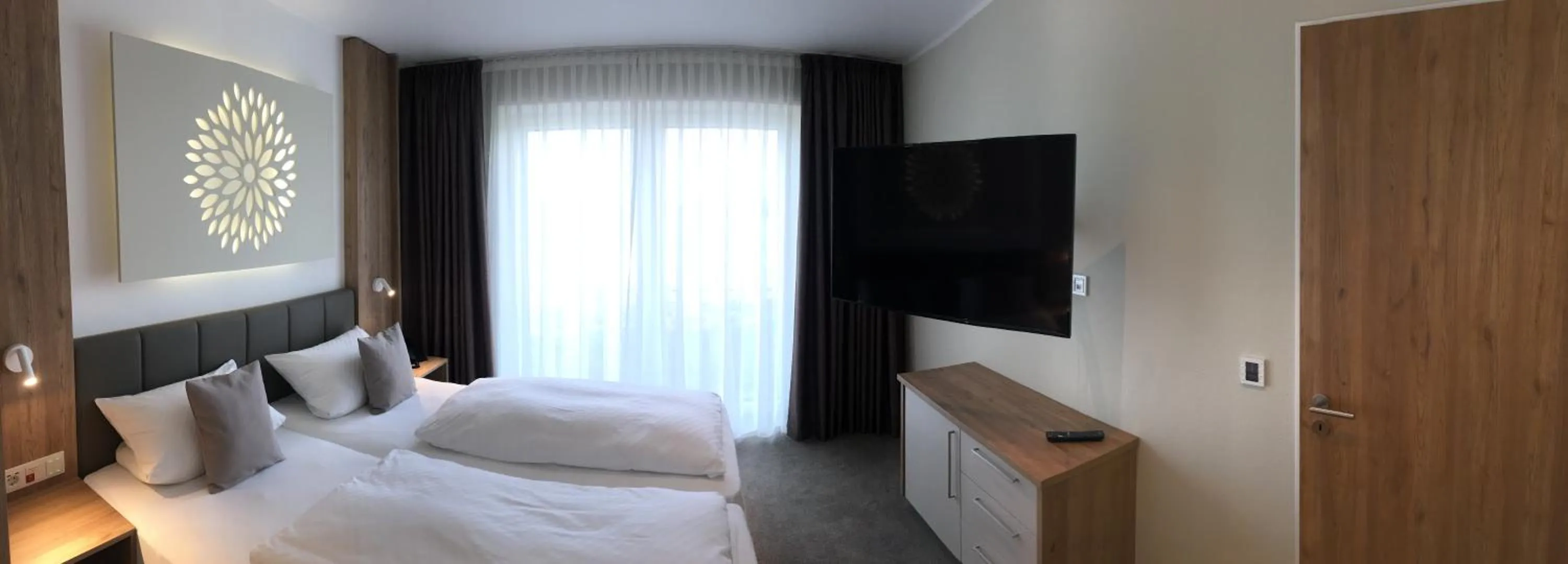 Bed in Landhotel Hermannshöhe