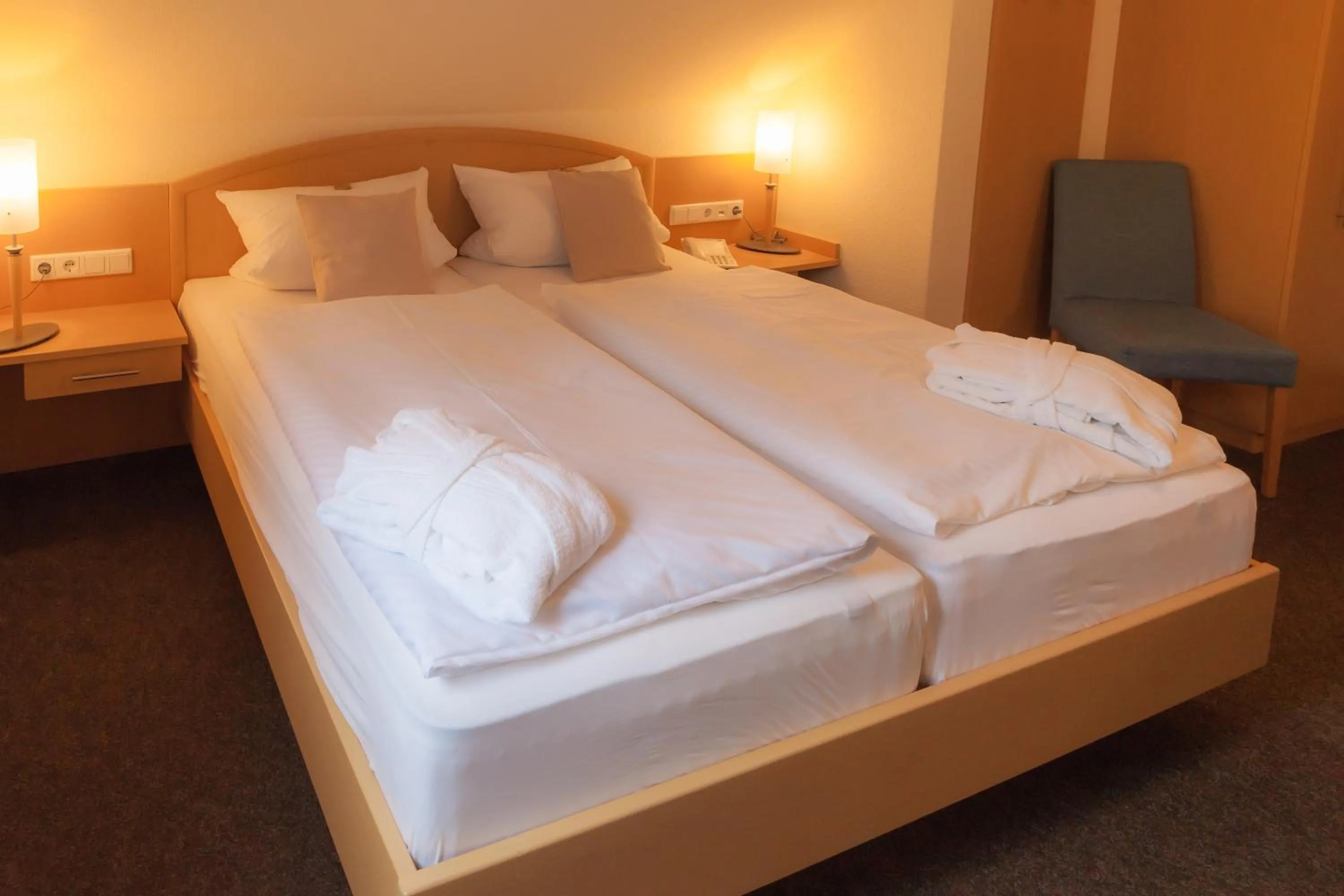 Bed in Landhotel Hermannshöhe