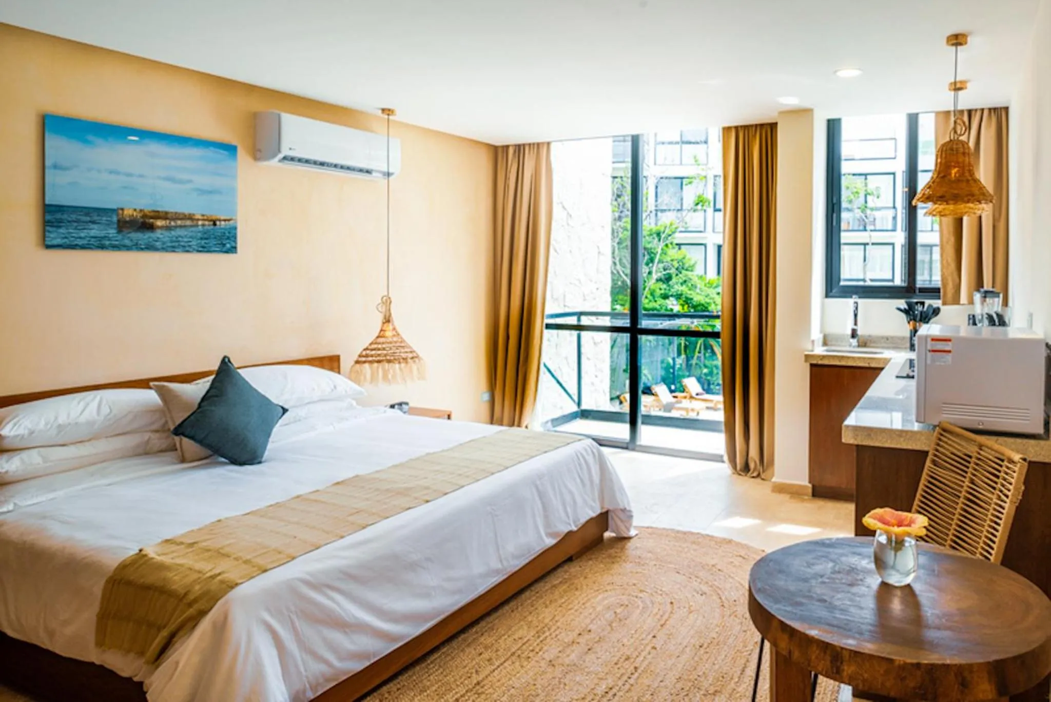 Bed in The Waves Tulum by BNB Experience