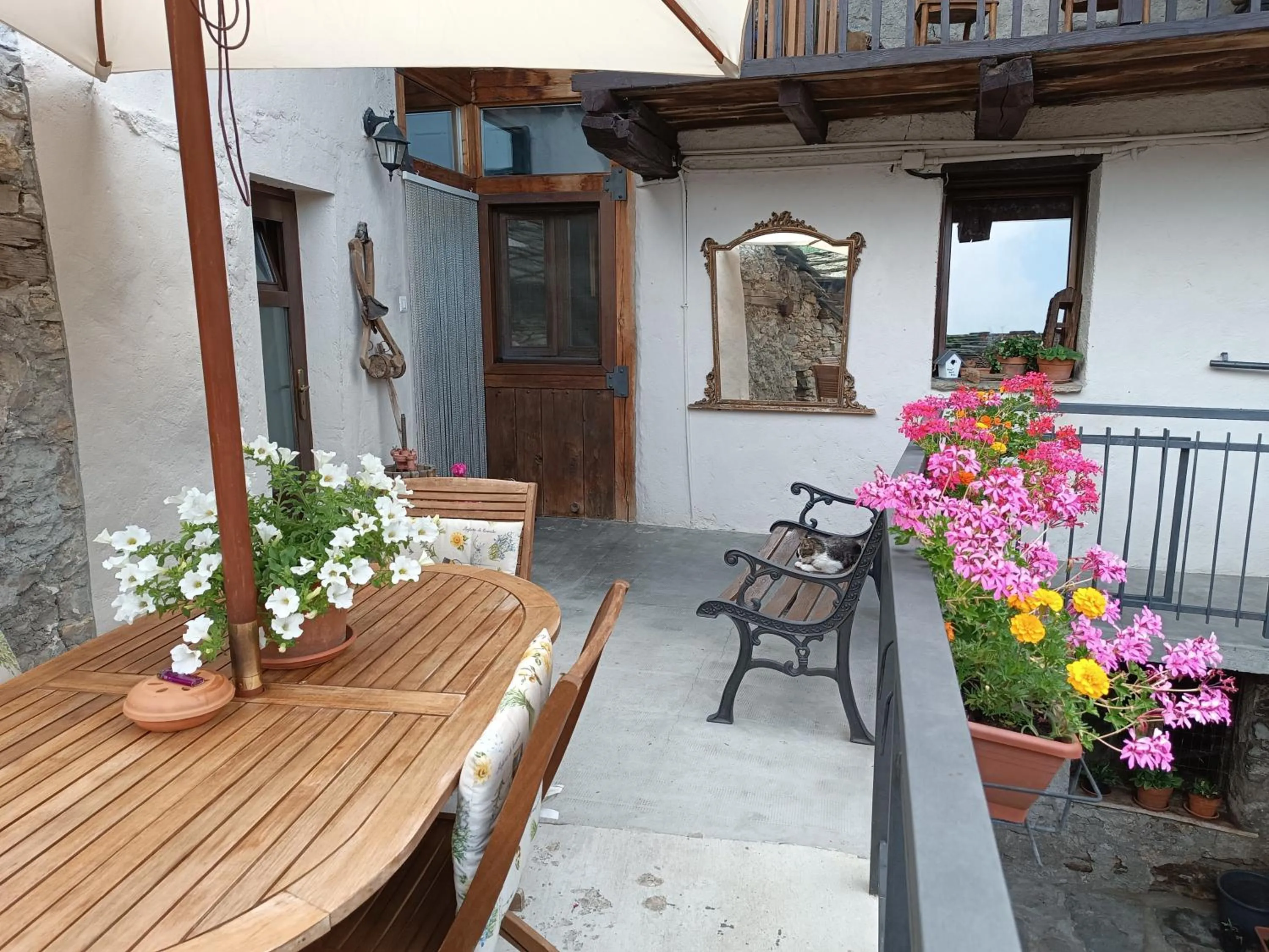 Balcony/Terrace in Medieval Hamlet Malpertus
