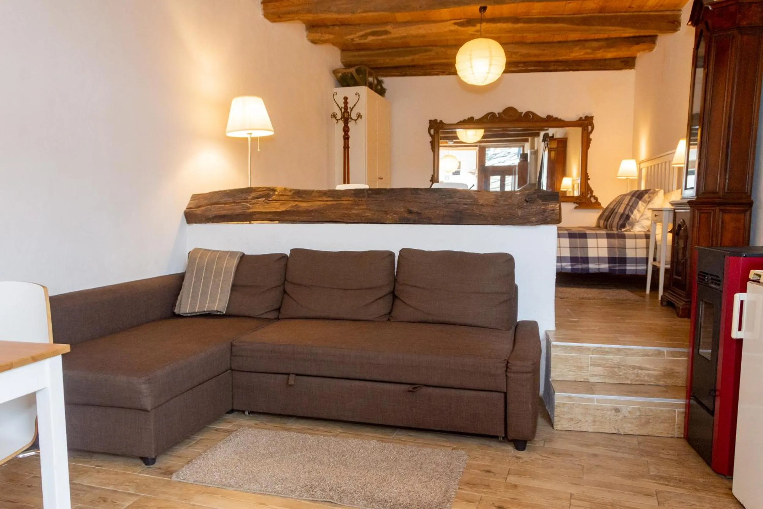 Bed in Medieval Hamlet Malpertus