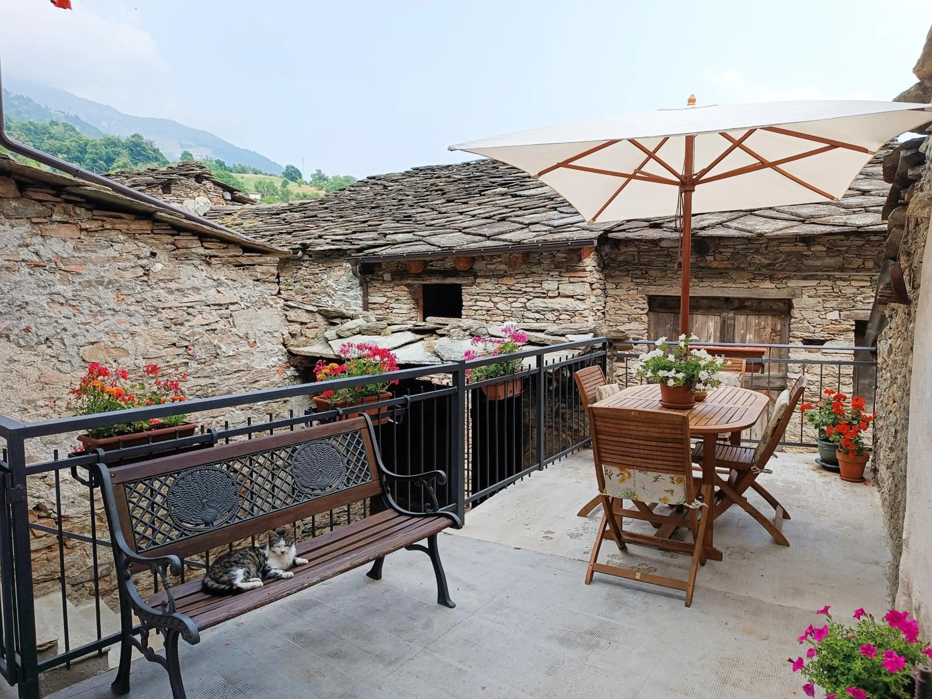 Balcony/Terrace in Medieval Hamlet Malpertus