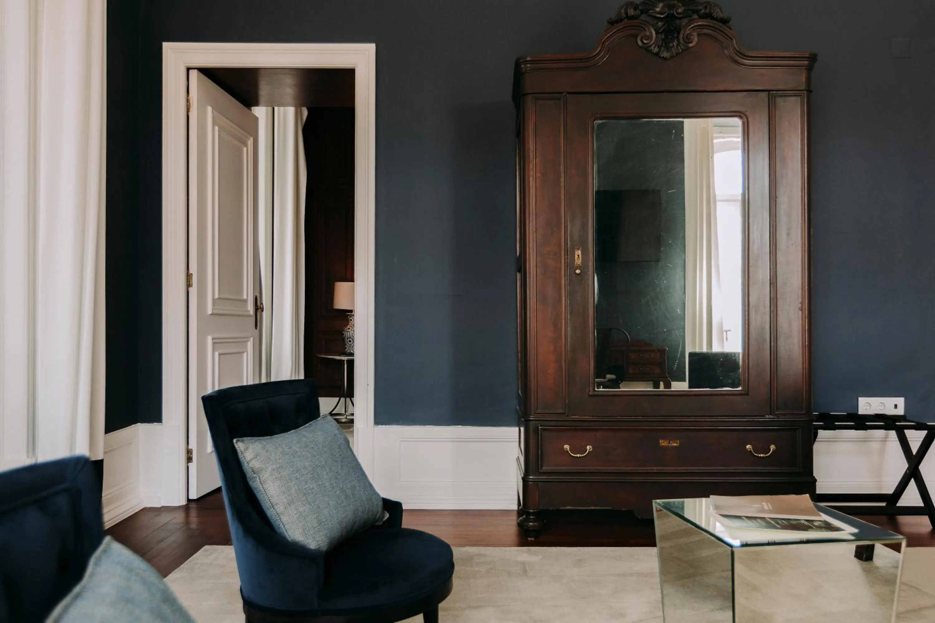 Seating area in Torel Palace Lisbon