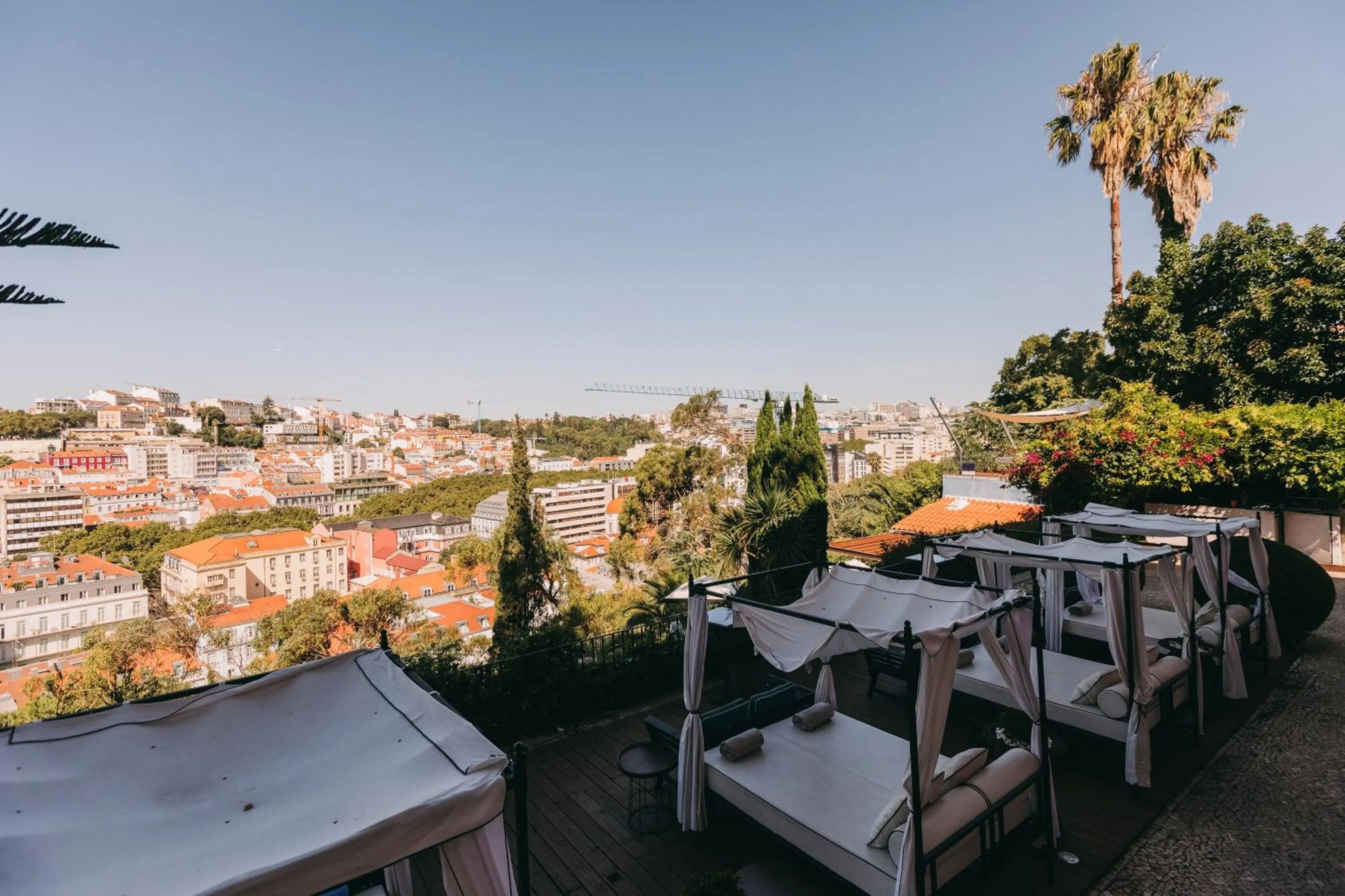 City view in Torel Palace Lisbon