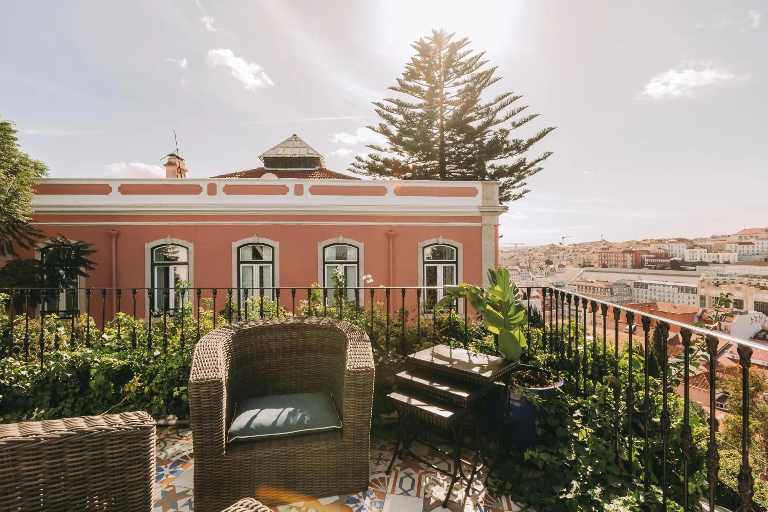 Balcony/Terrace in Torel Palace Lisbon