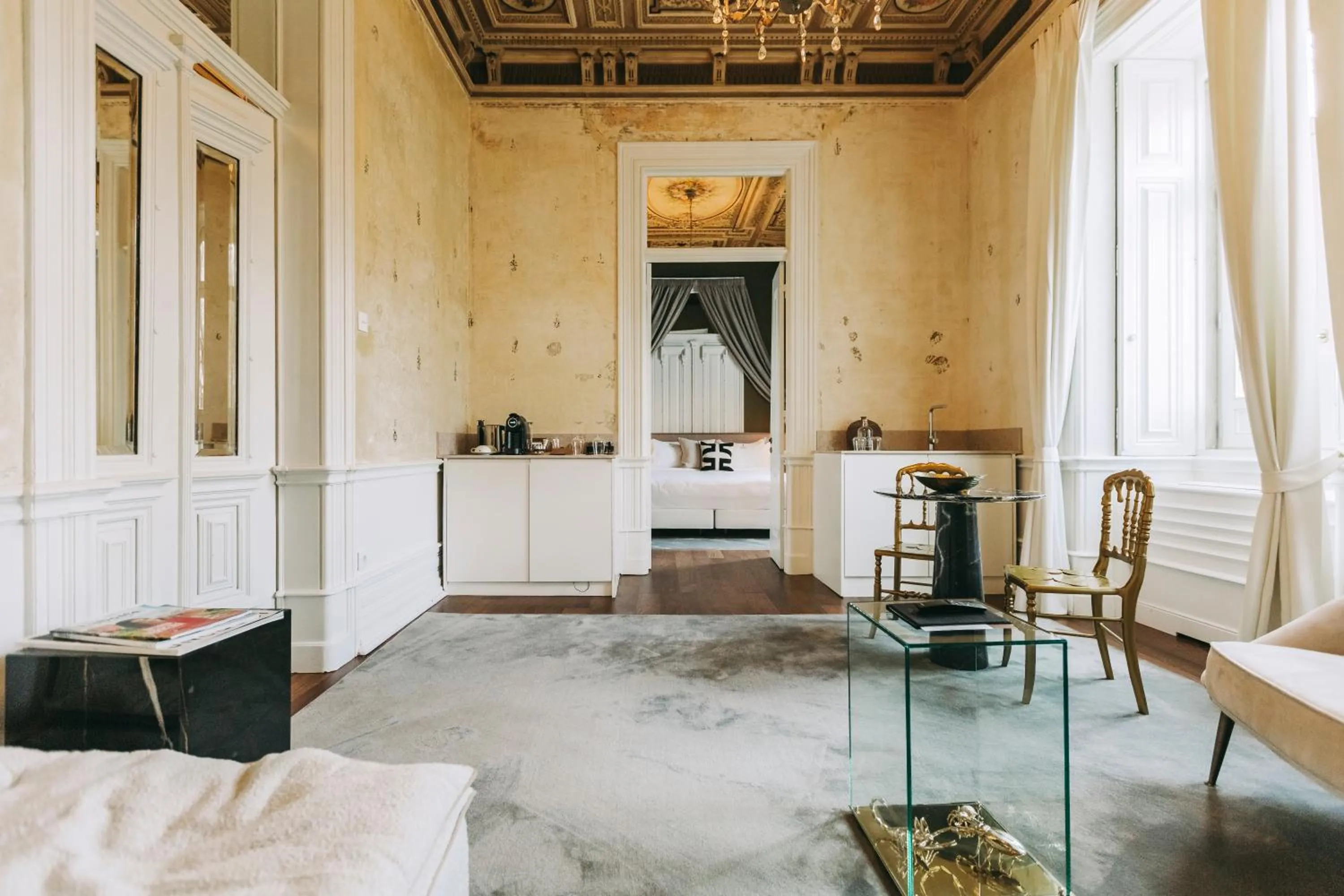 Living room in Torel Palace Lisbon