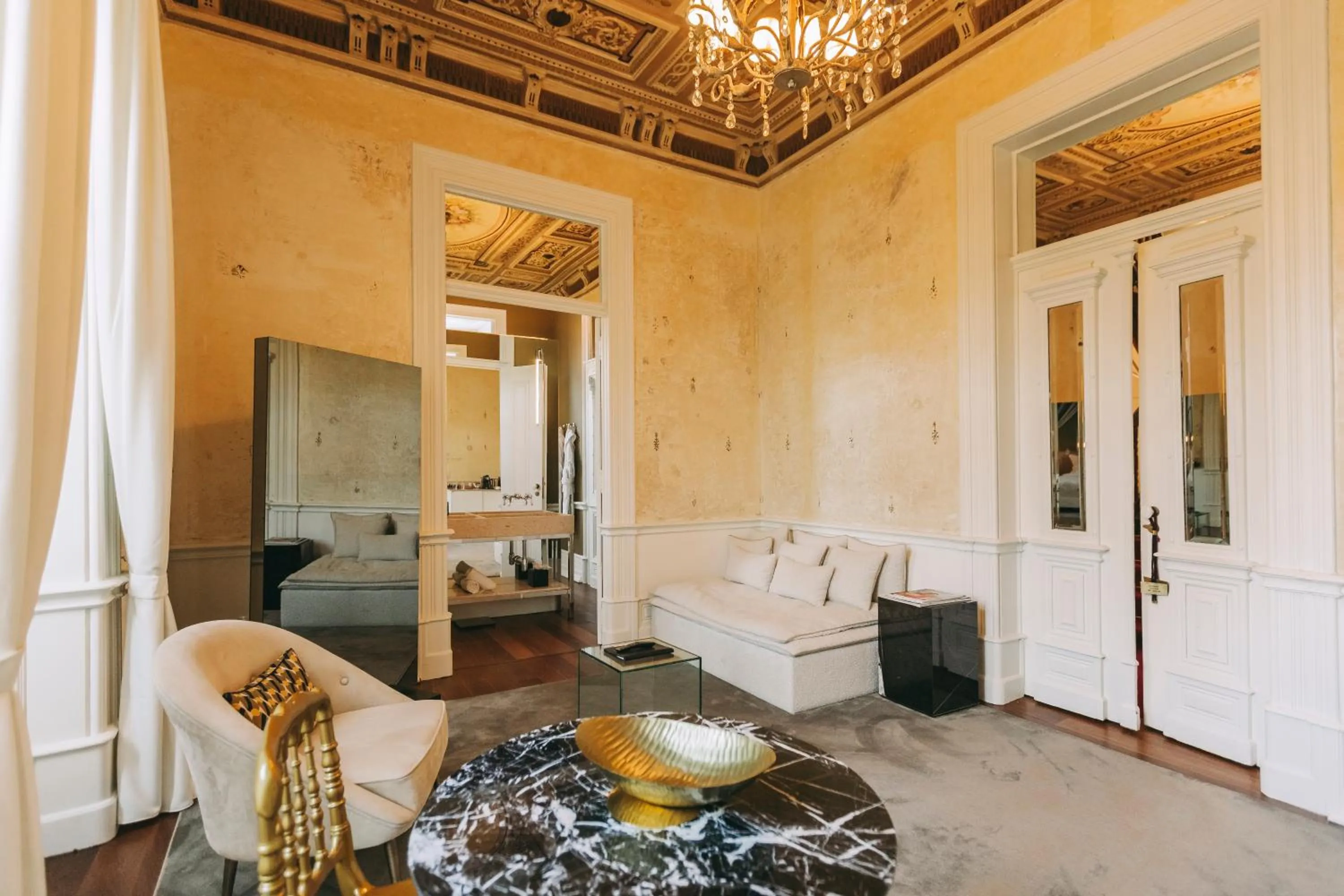 Living room in Torel Palace Lisbon