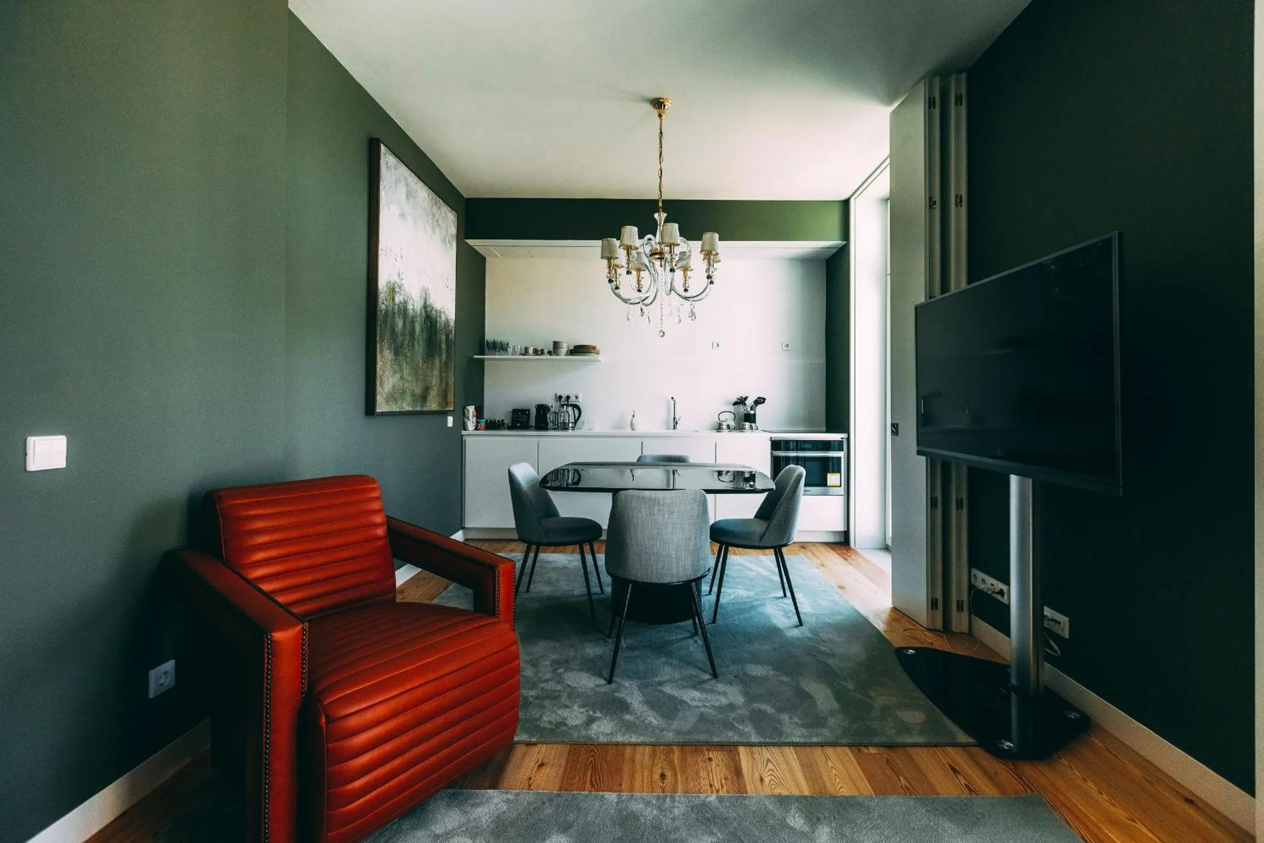 Kitchen or kitchenette in Torel Palace Lisbon