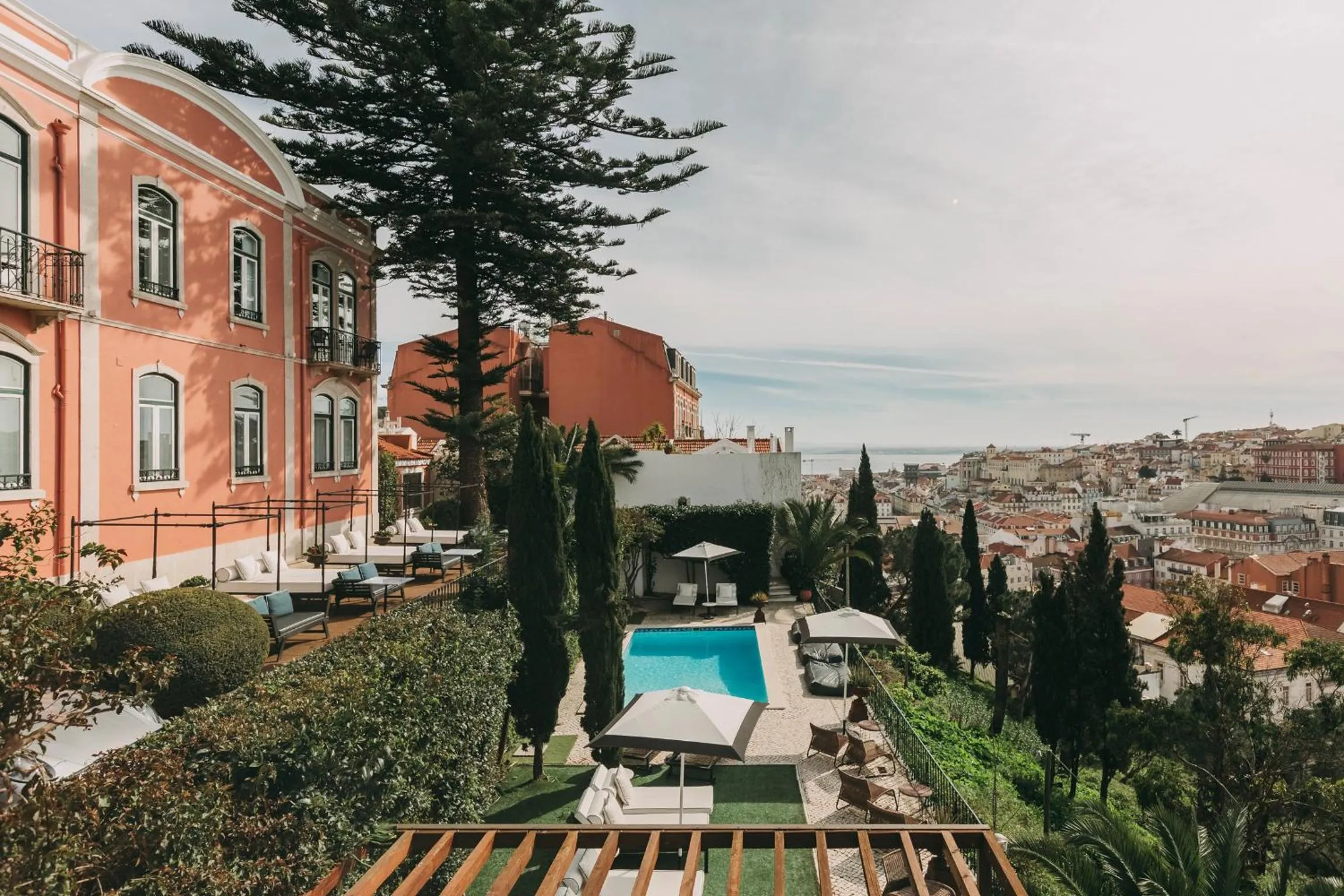 City view in Torel Palace Lisbon