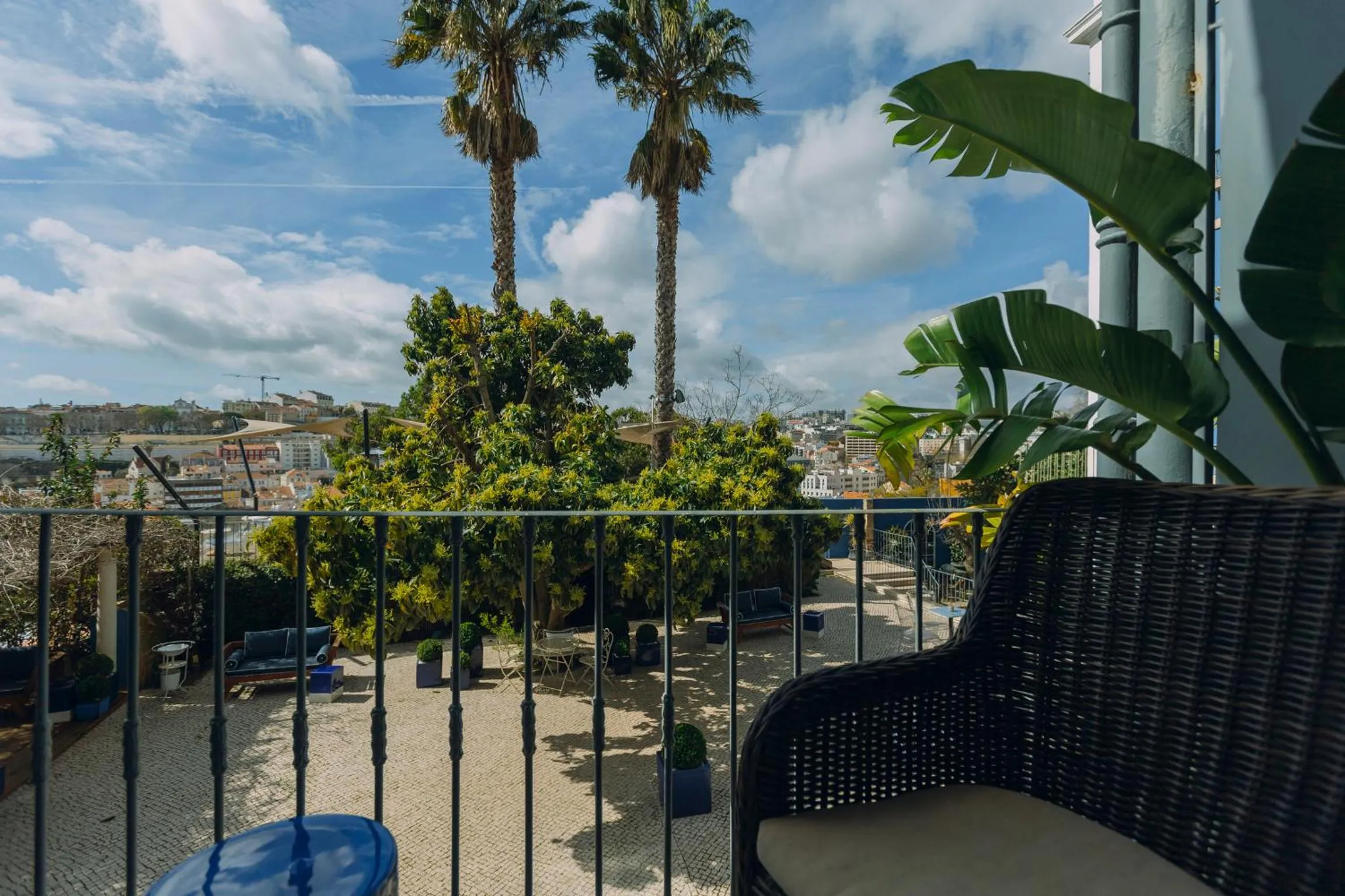 Seating area in Torel Palace Lisbon