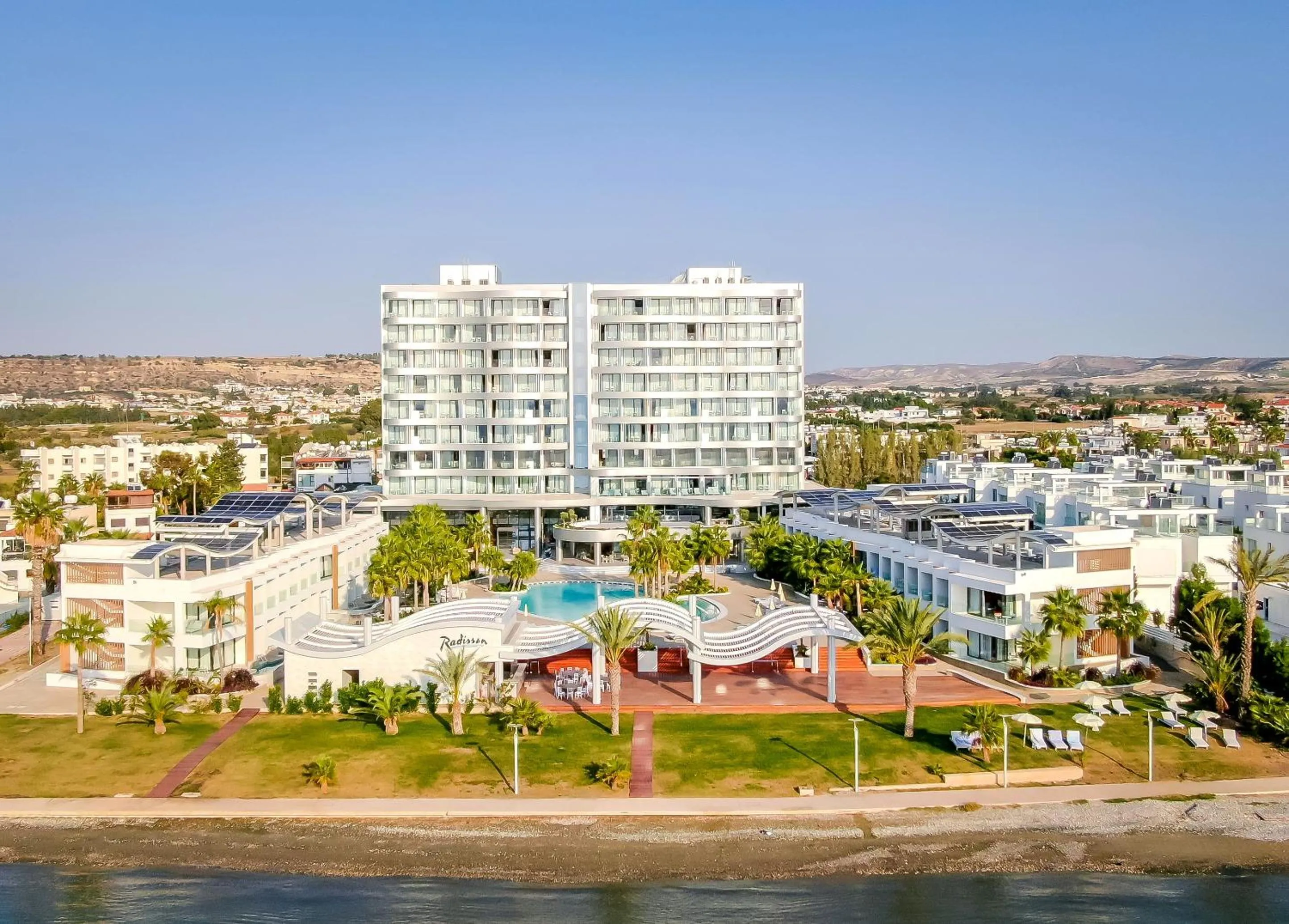 Property building in Radisson Beach Resort Larnaca