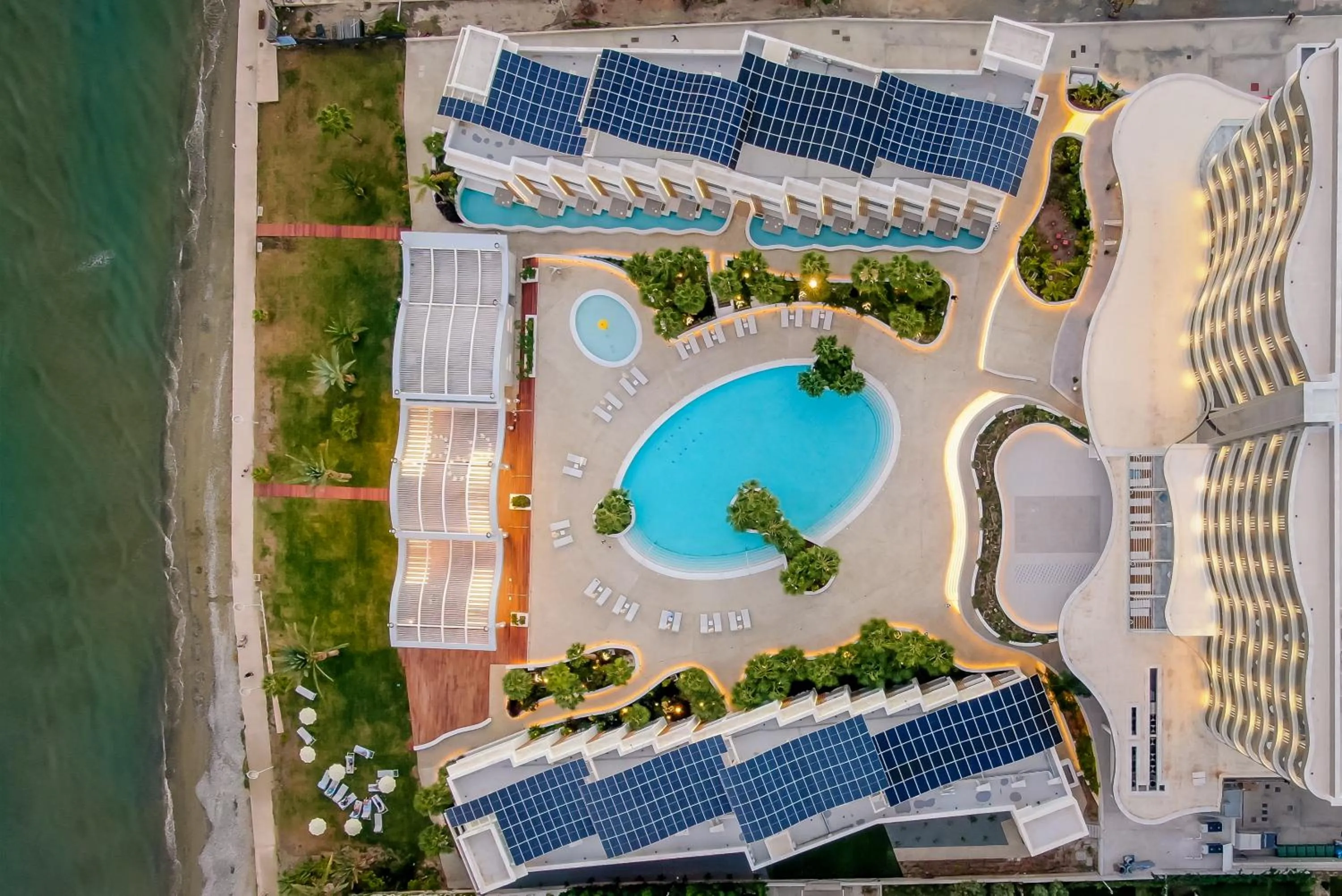 Bird's eye view in Radisson Beach Resort Larnaca