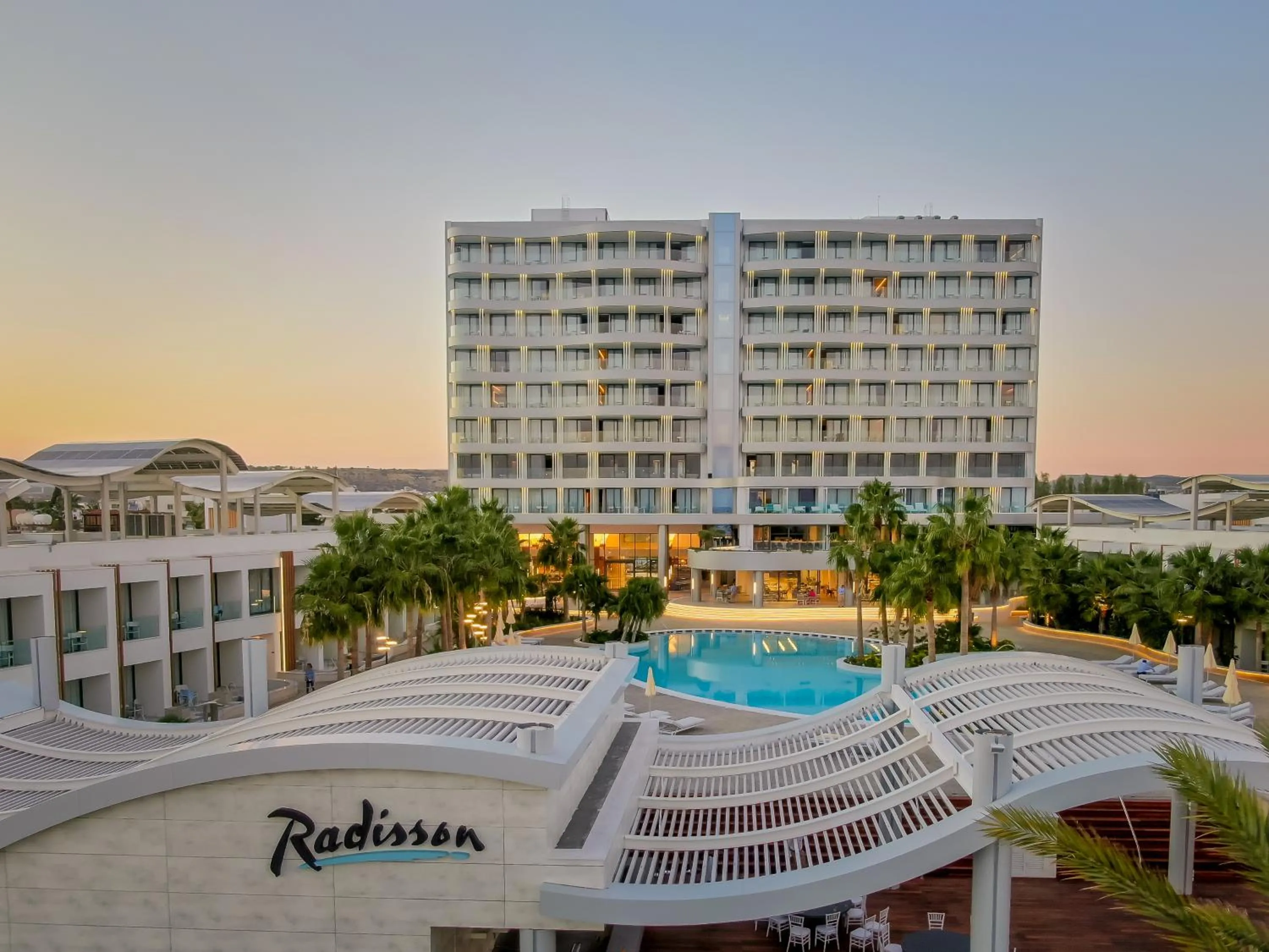 Property building in Radisson Beach Resort Larnaca