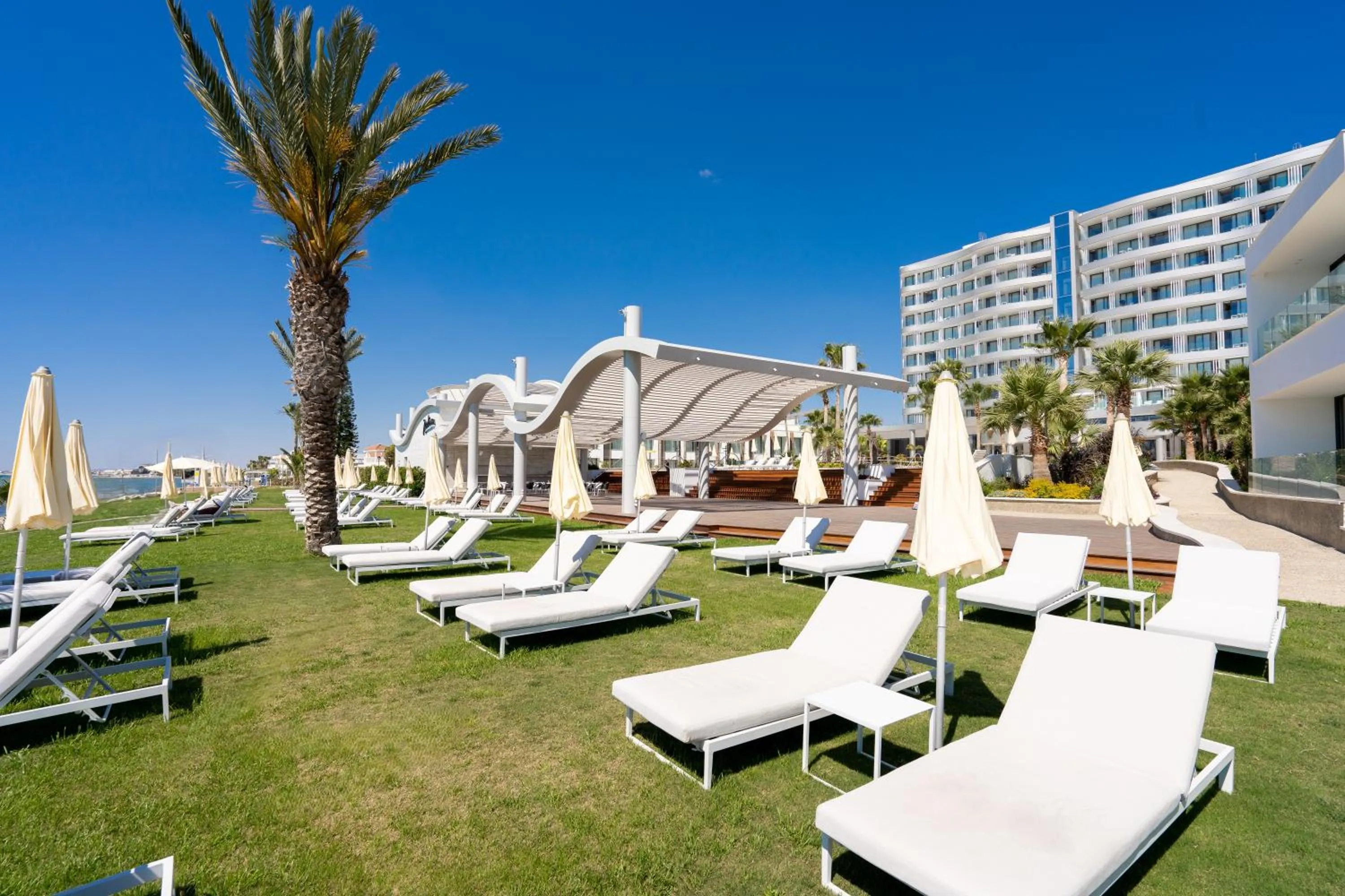 Beach in Radisson Beach Resort Larnaca