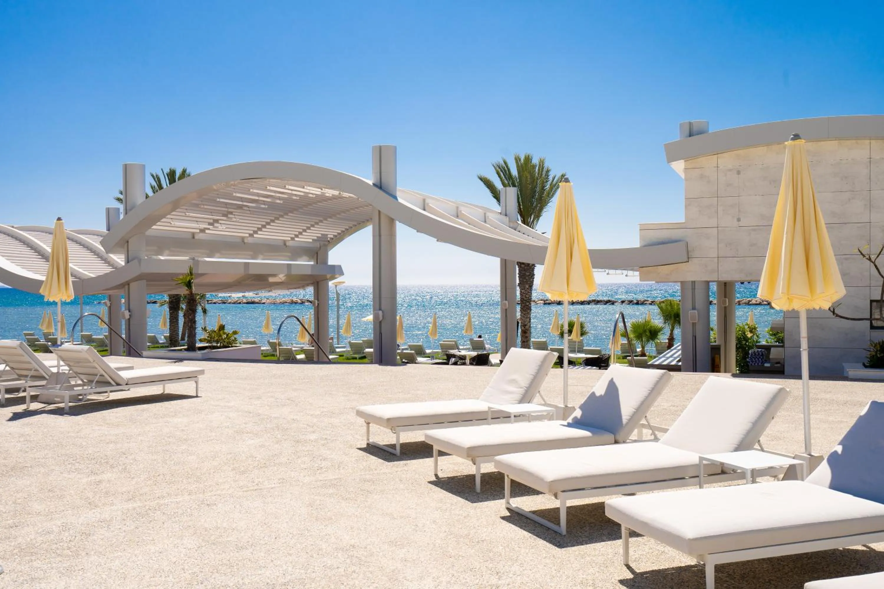 Swimming pool in Radisson Beach Resort Larnaca