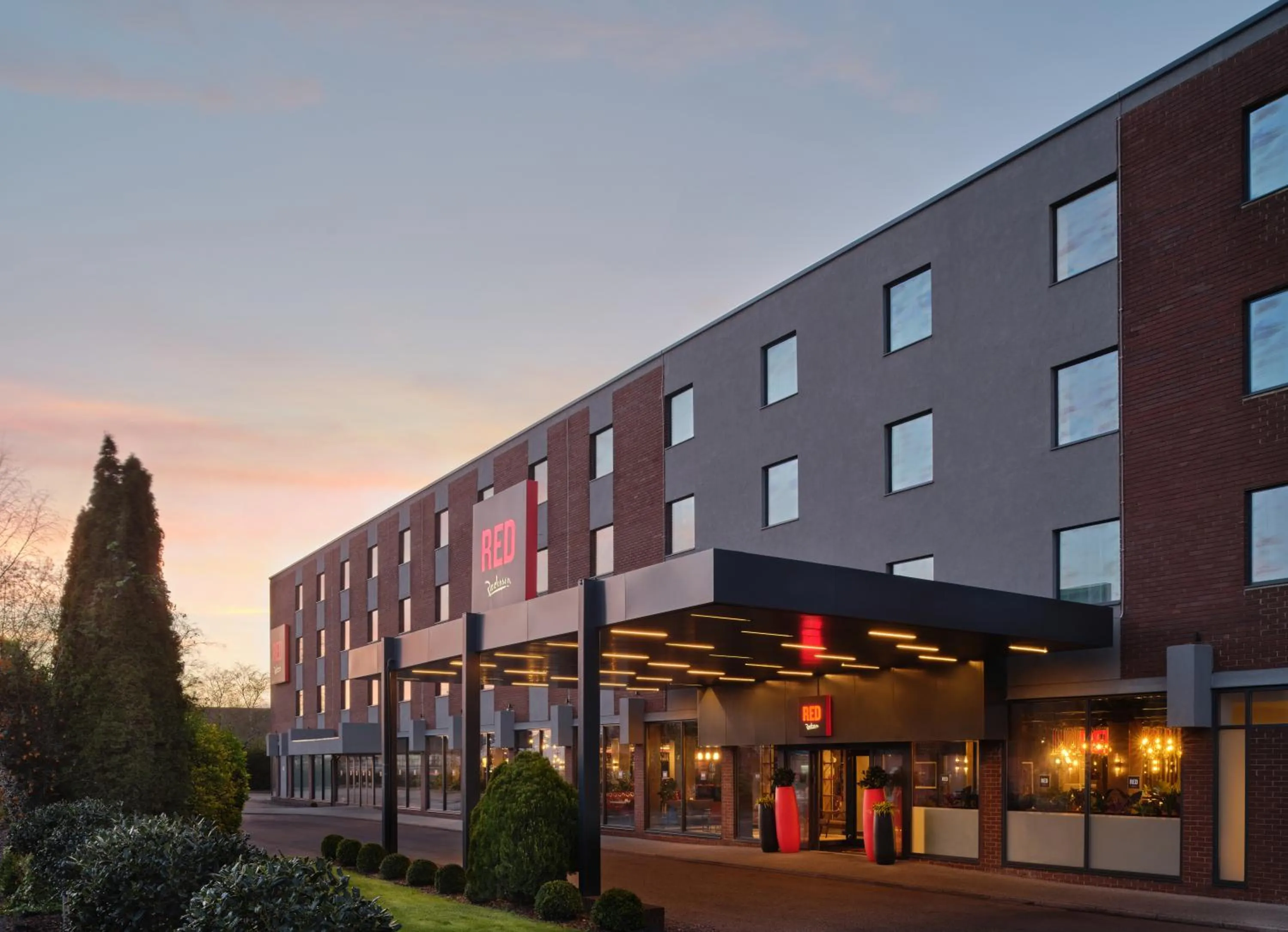 Property building in Radisson RED London Gatwick Airport
