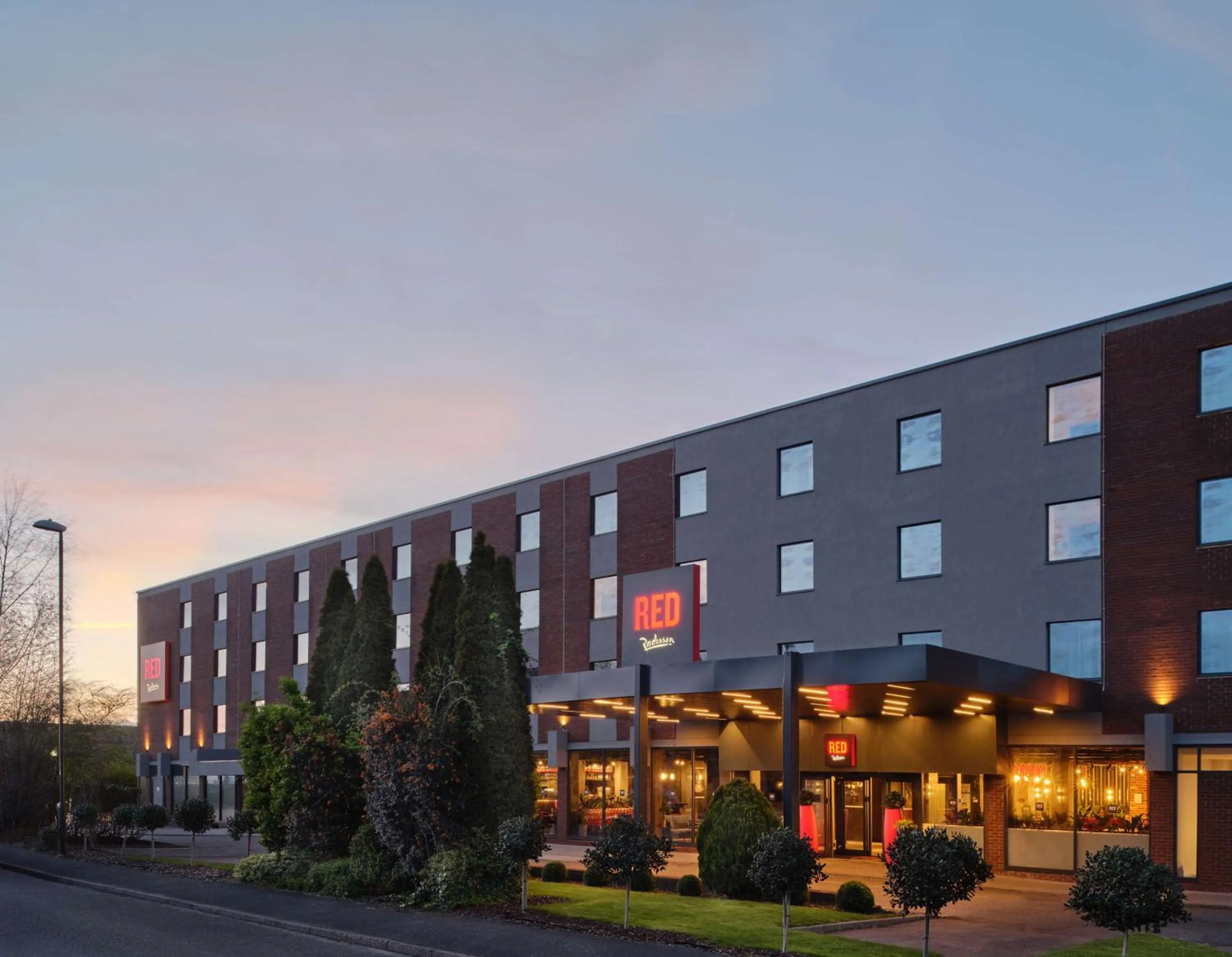 Property building in Radisson RED London Gatwick Airport