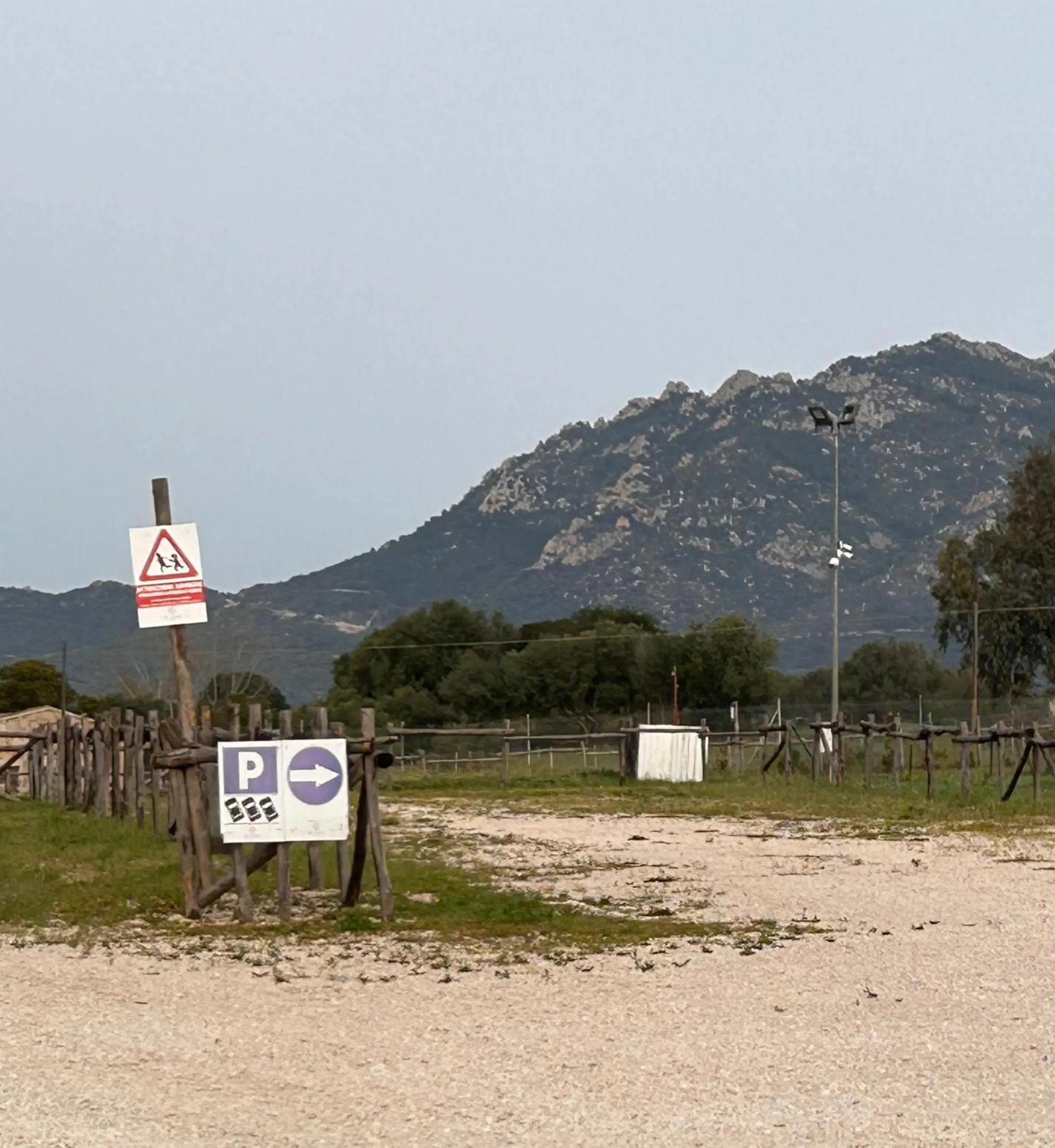 Parking in Su Entu Sardinian Country Club