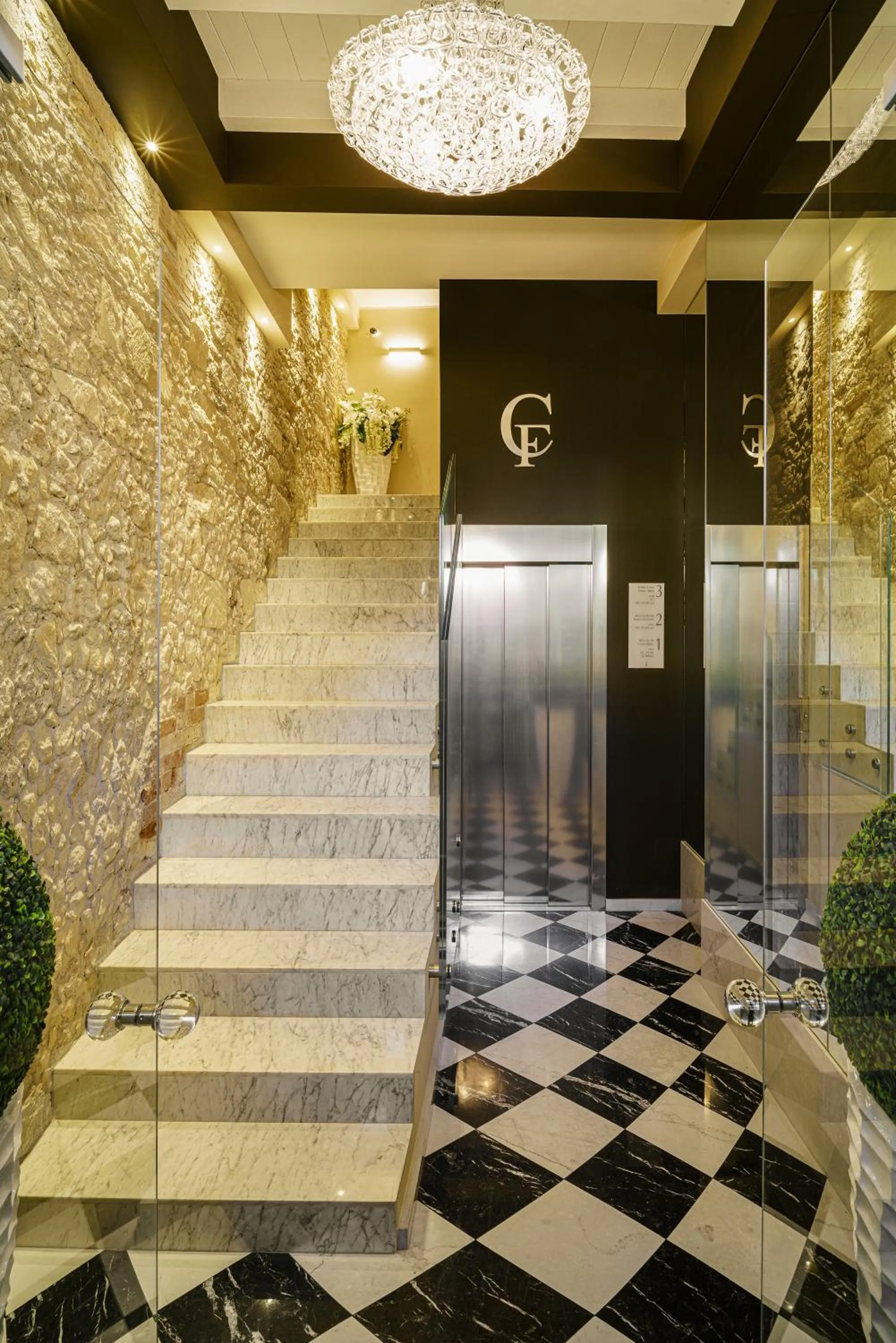 Facade/entrance in Boutique Hotel Carlo Felice