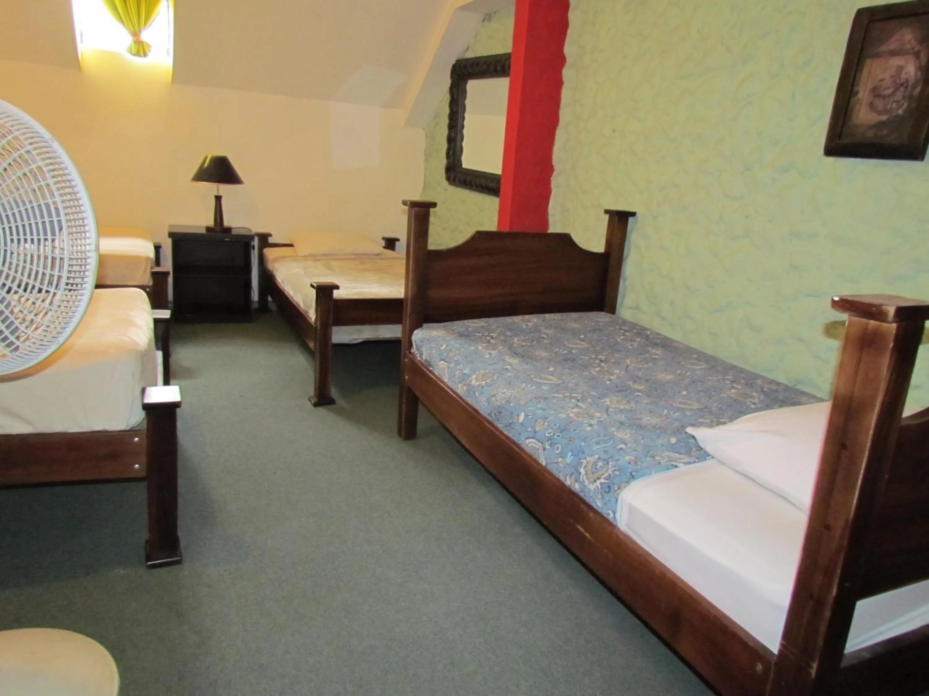 Quadruple Room with Private Bathroom in Hostel Shakti