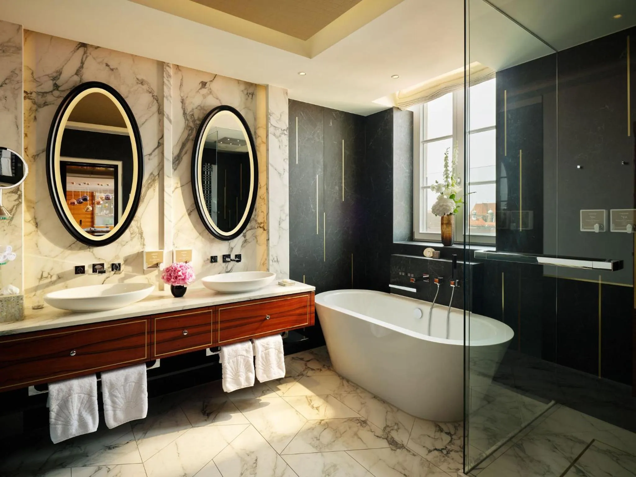 Bathroom in Mandarin Oriental, Munich