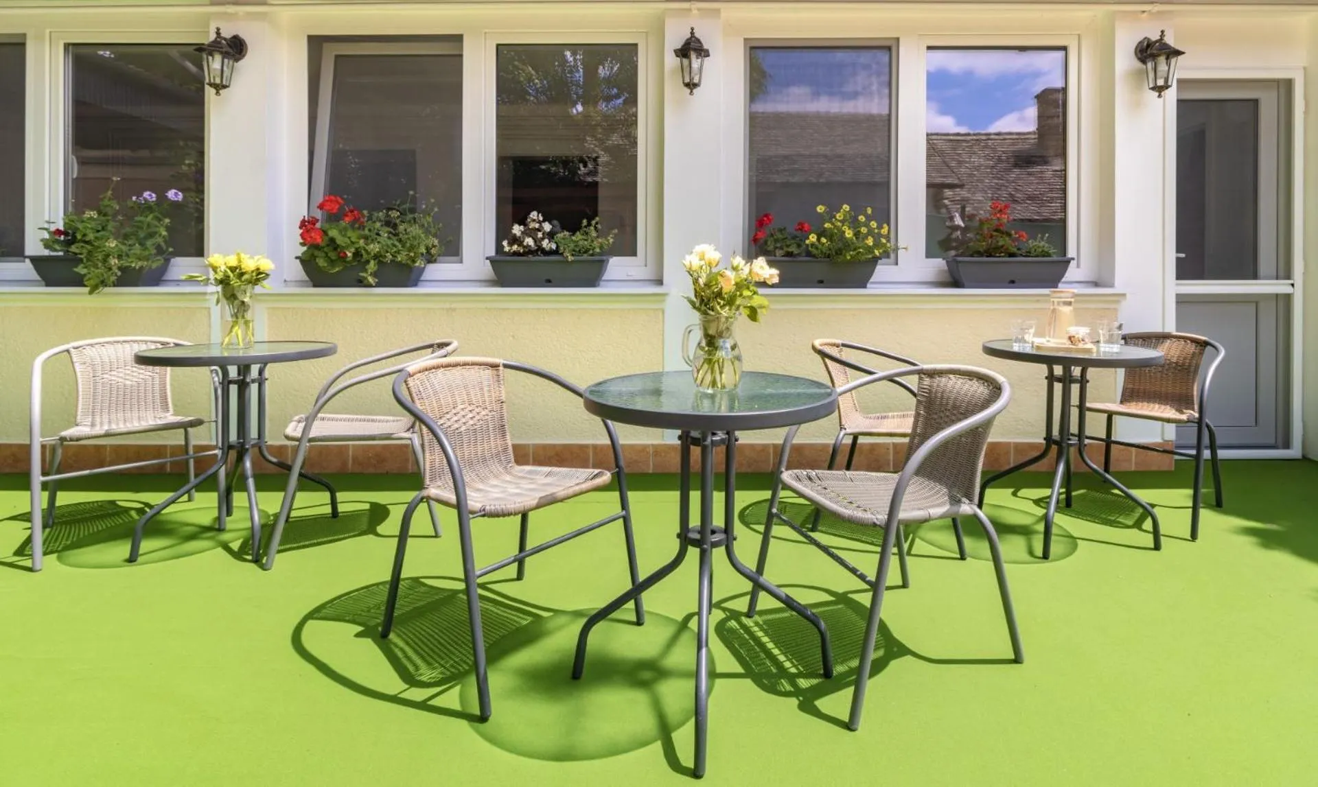 Patio in Hagyma Panzió Makó