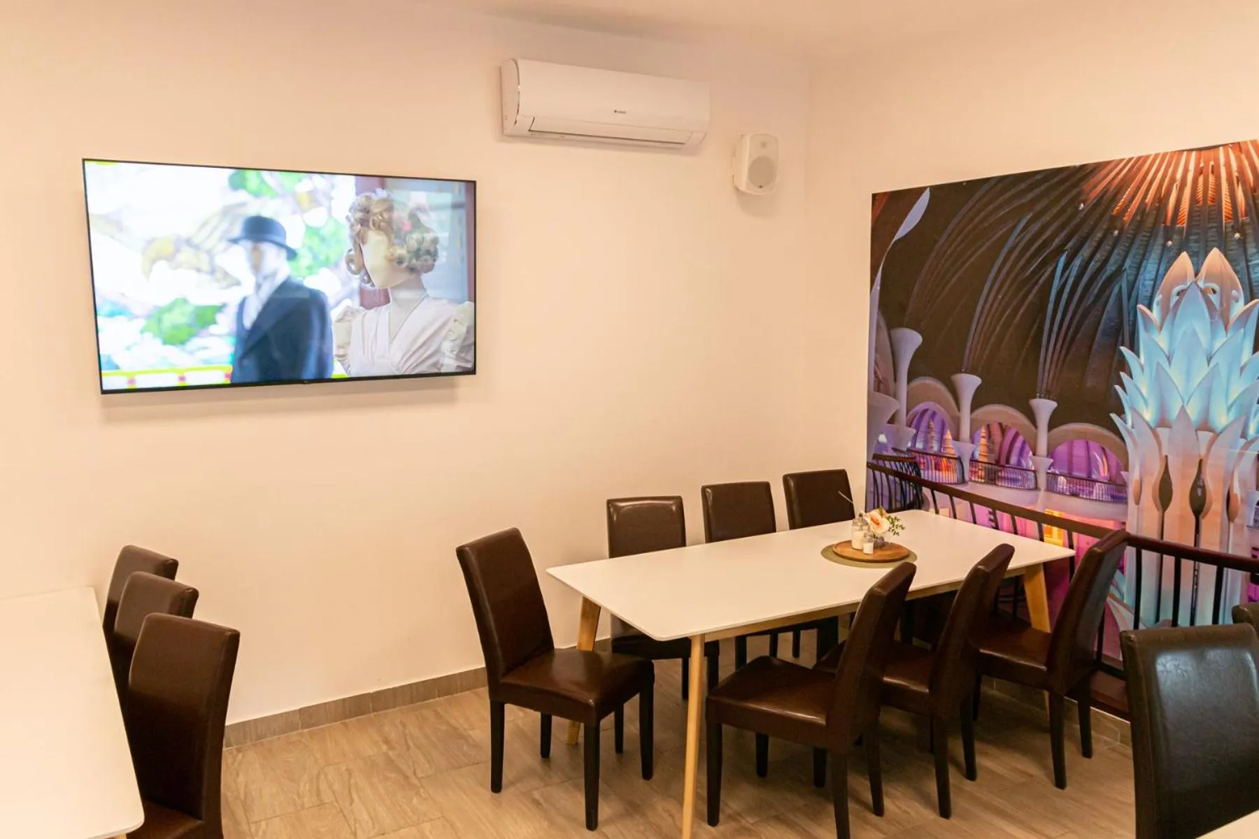 Communal lounge/ TV room in Hagyma Panzió Makó