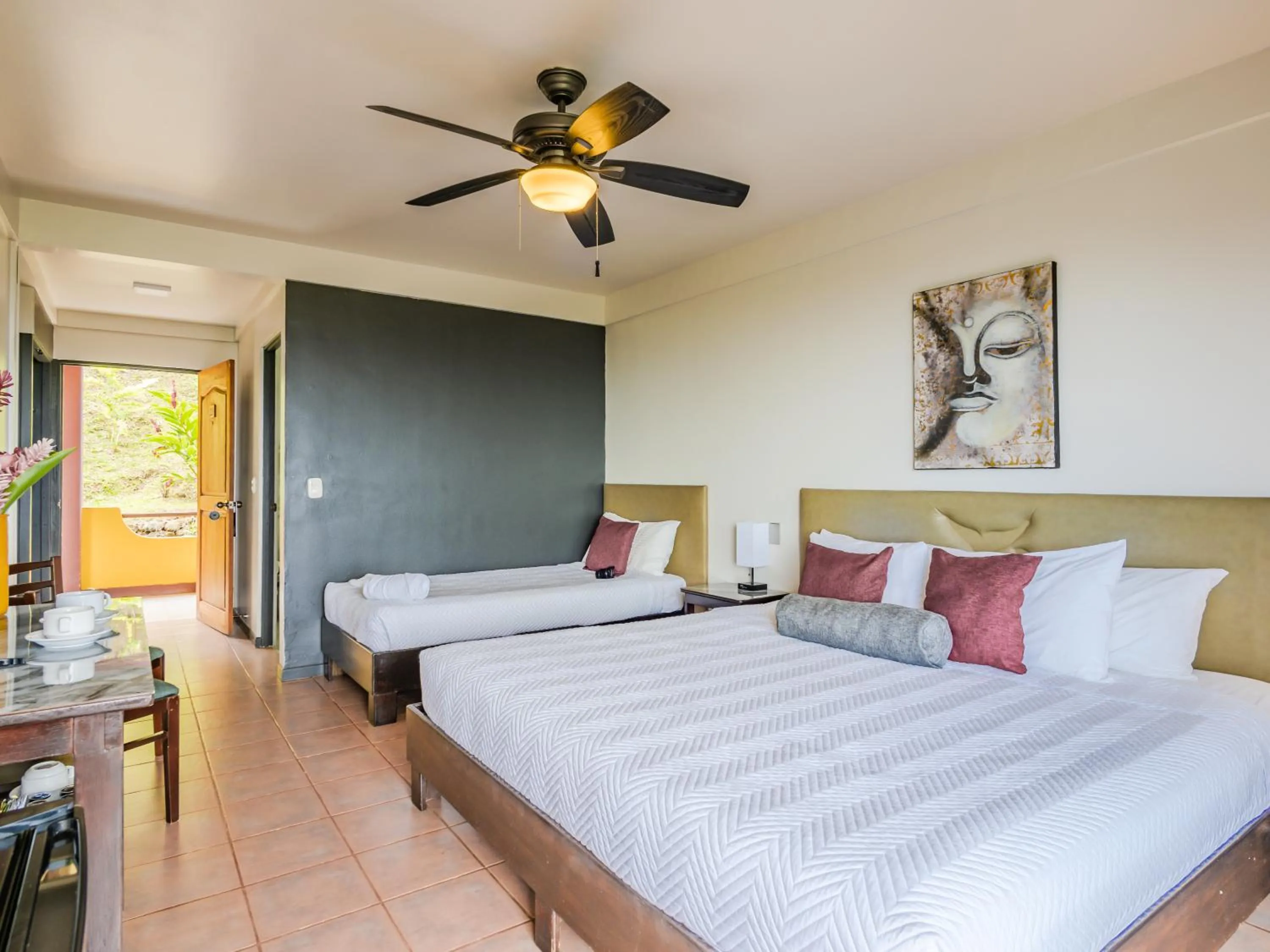 Coffee/tea facilities, Bed in Vista Ballena