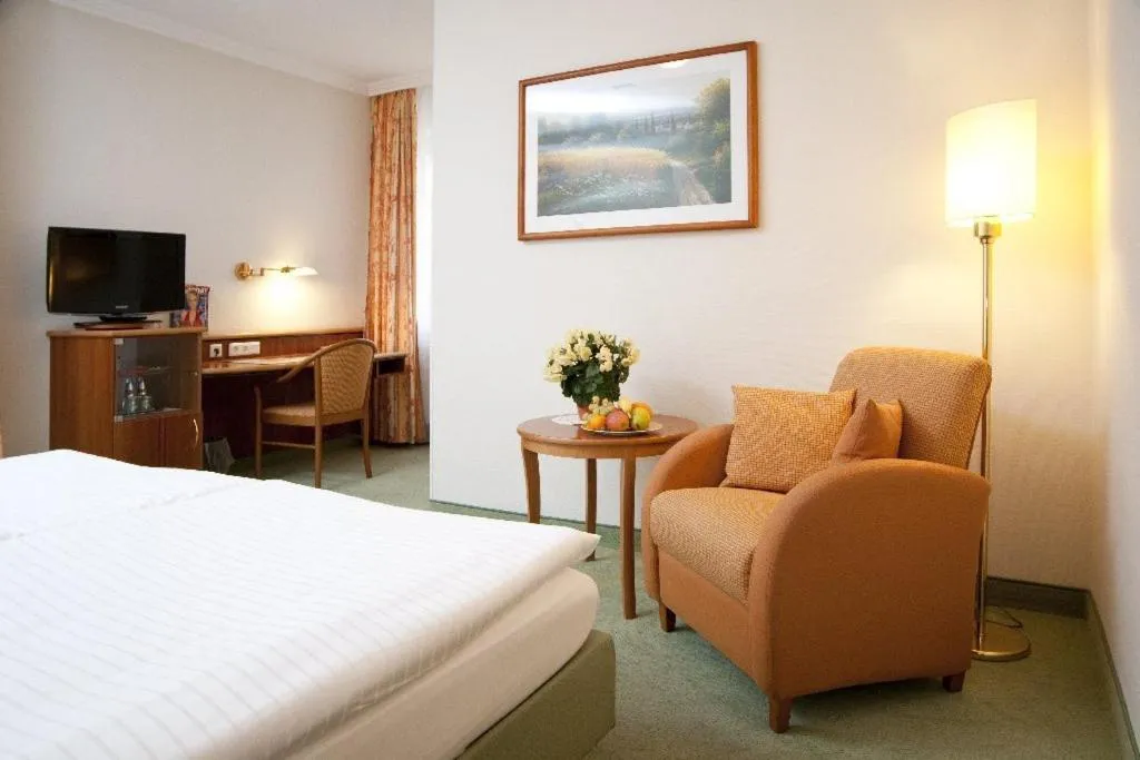 Bedroom, Bed in Hotel Haus am Park